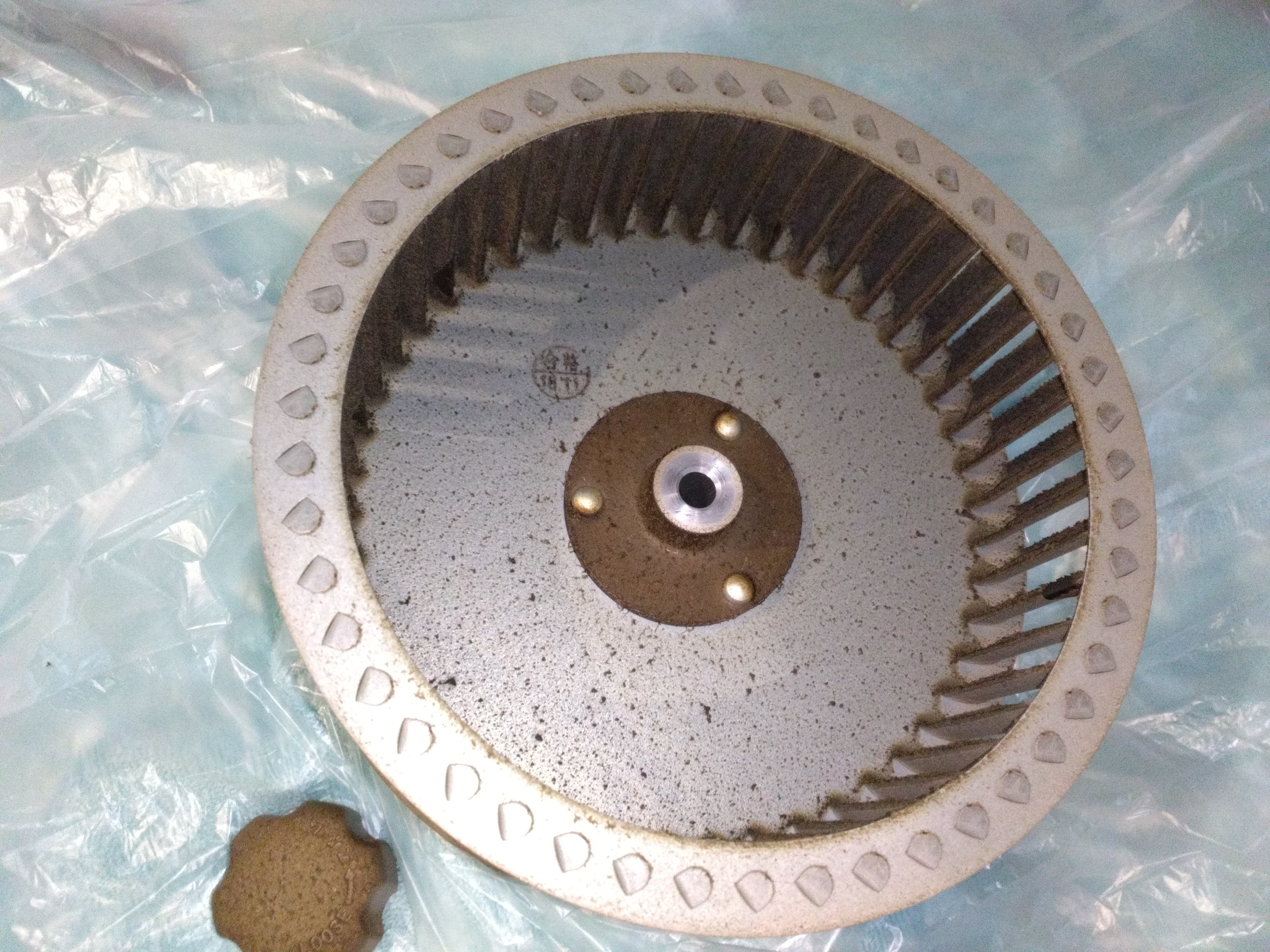 福岡県福岡市南区のレンジフードクリーニングの作業前2