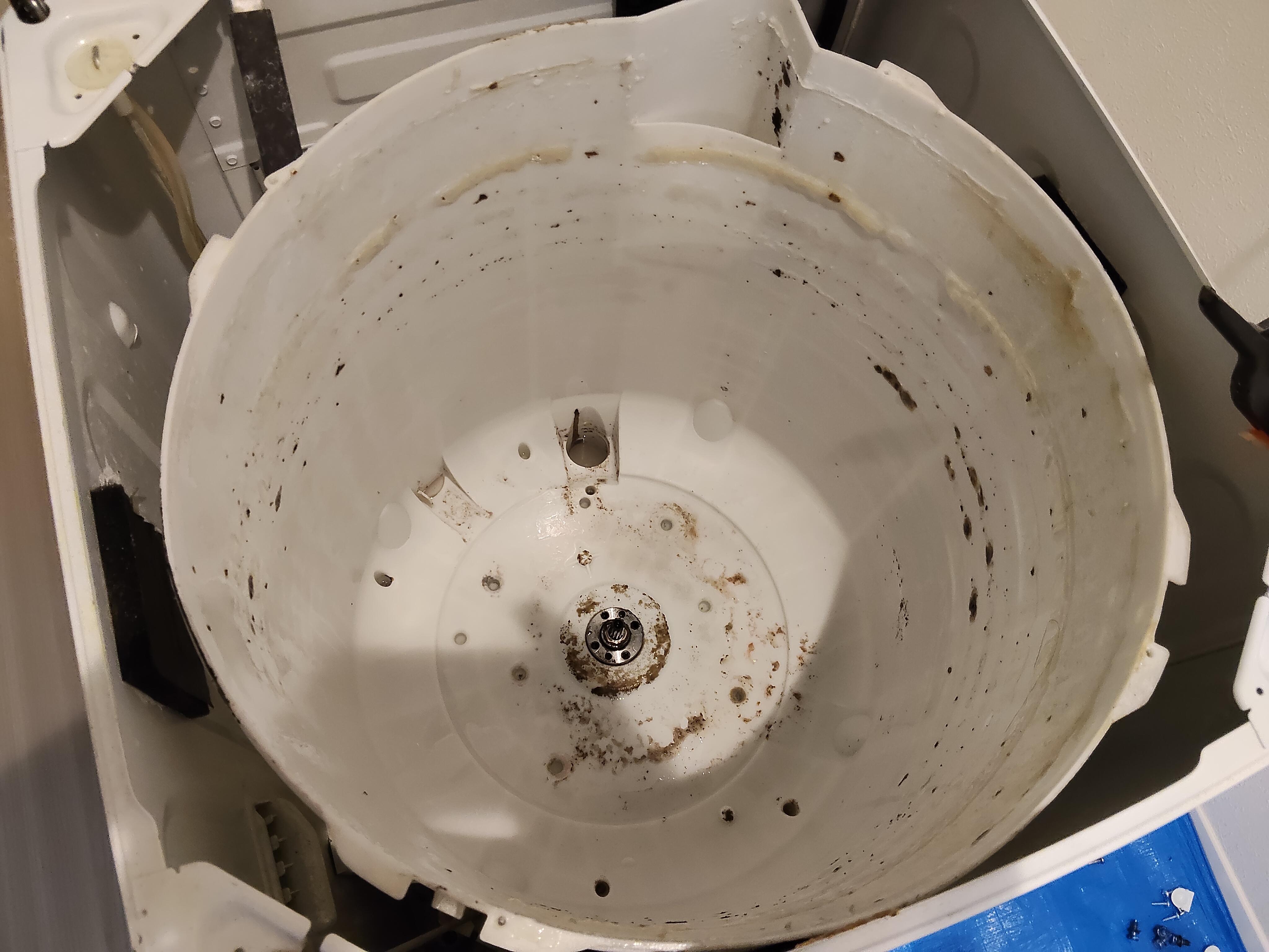 神奈川県横浜市戸塚区の洗濯機分解クリーニングの作業前3