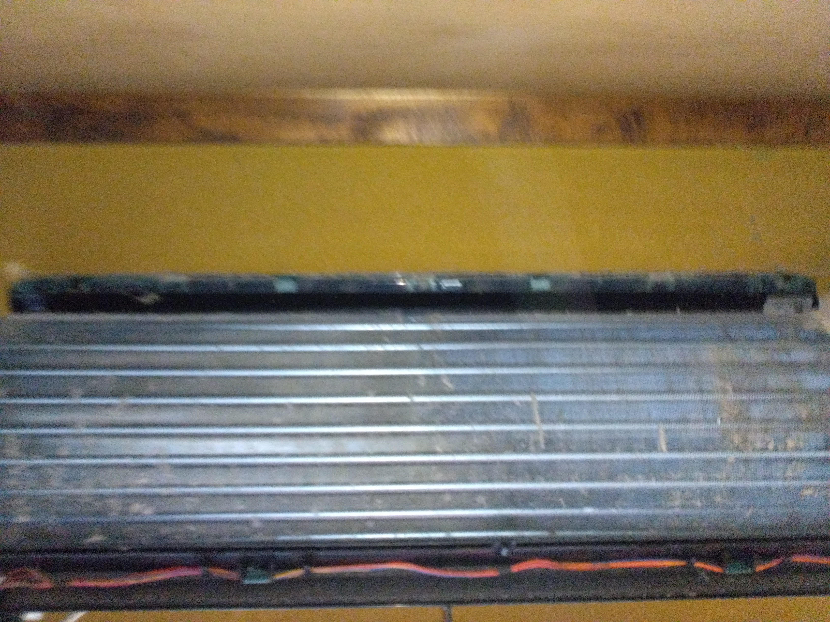 山梨県南アルプス市百々のお掃除機能付きエアコンの作業前1