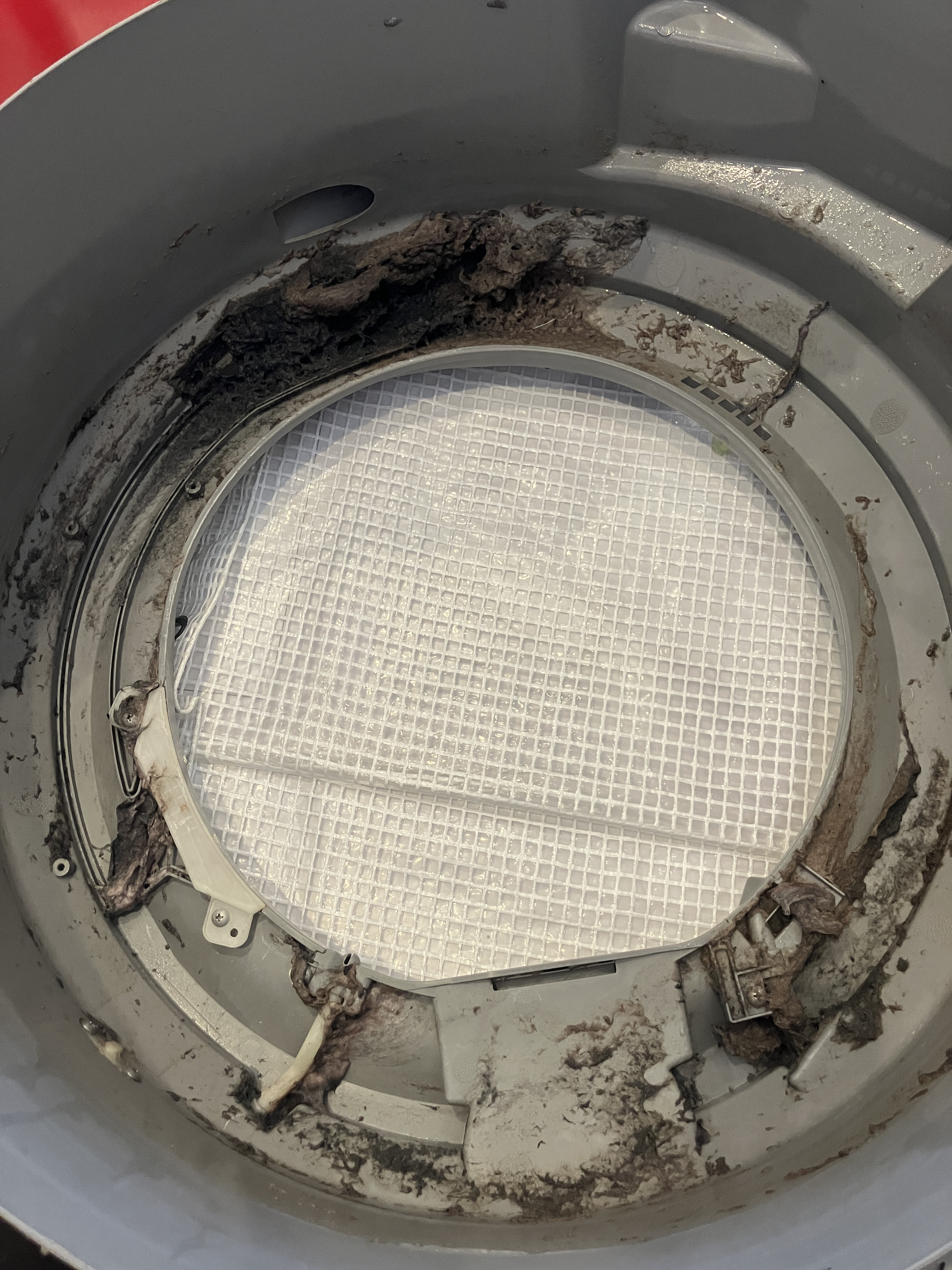 福島県郡山市の洗濯機分解クリーニングの作業前1