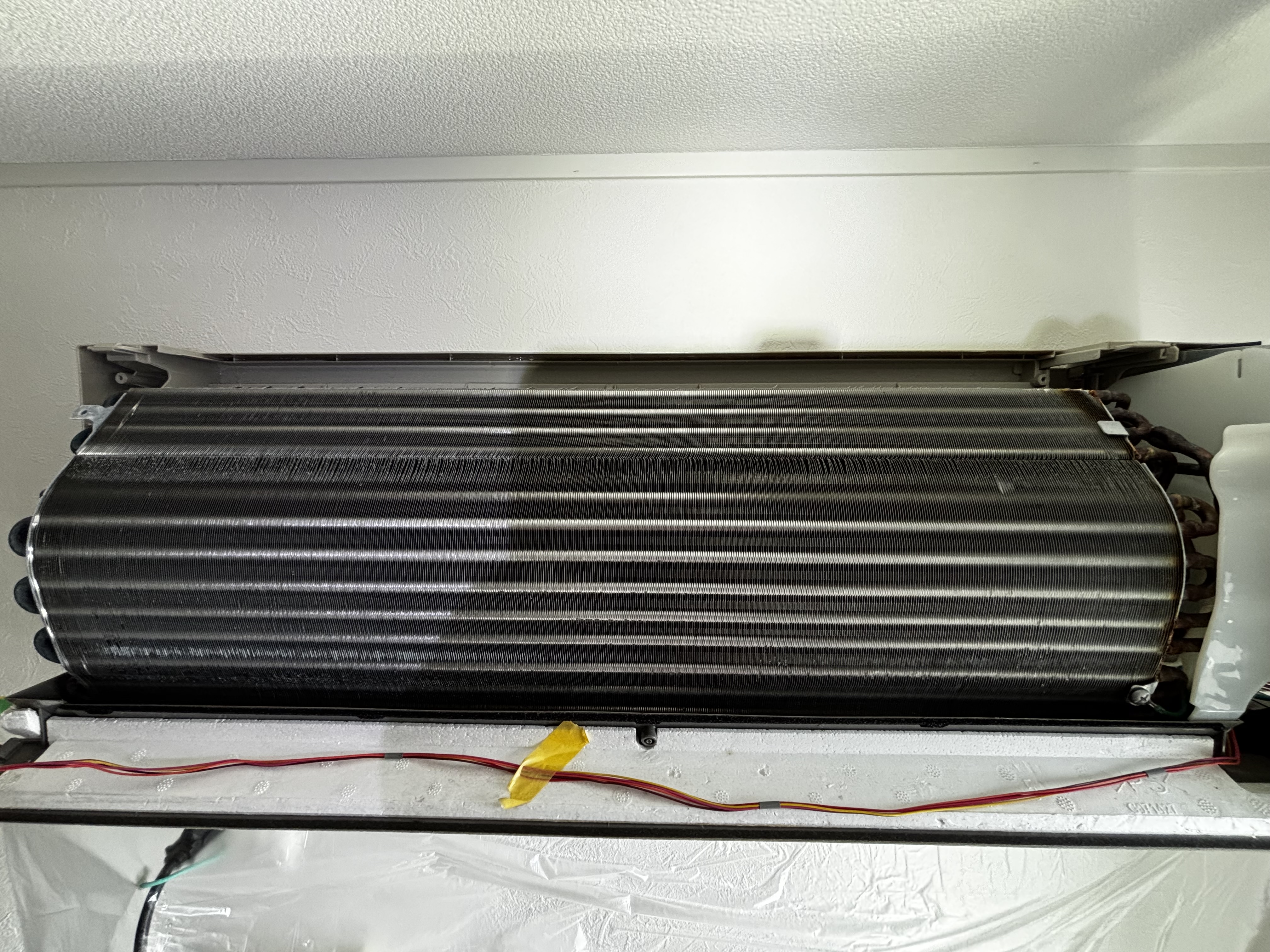 千葉県千葉市花見川区幕張町の壁掛けエアコンの作業後1