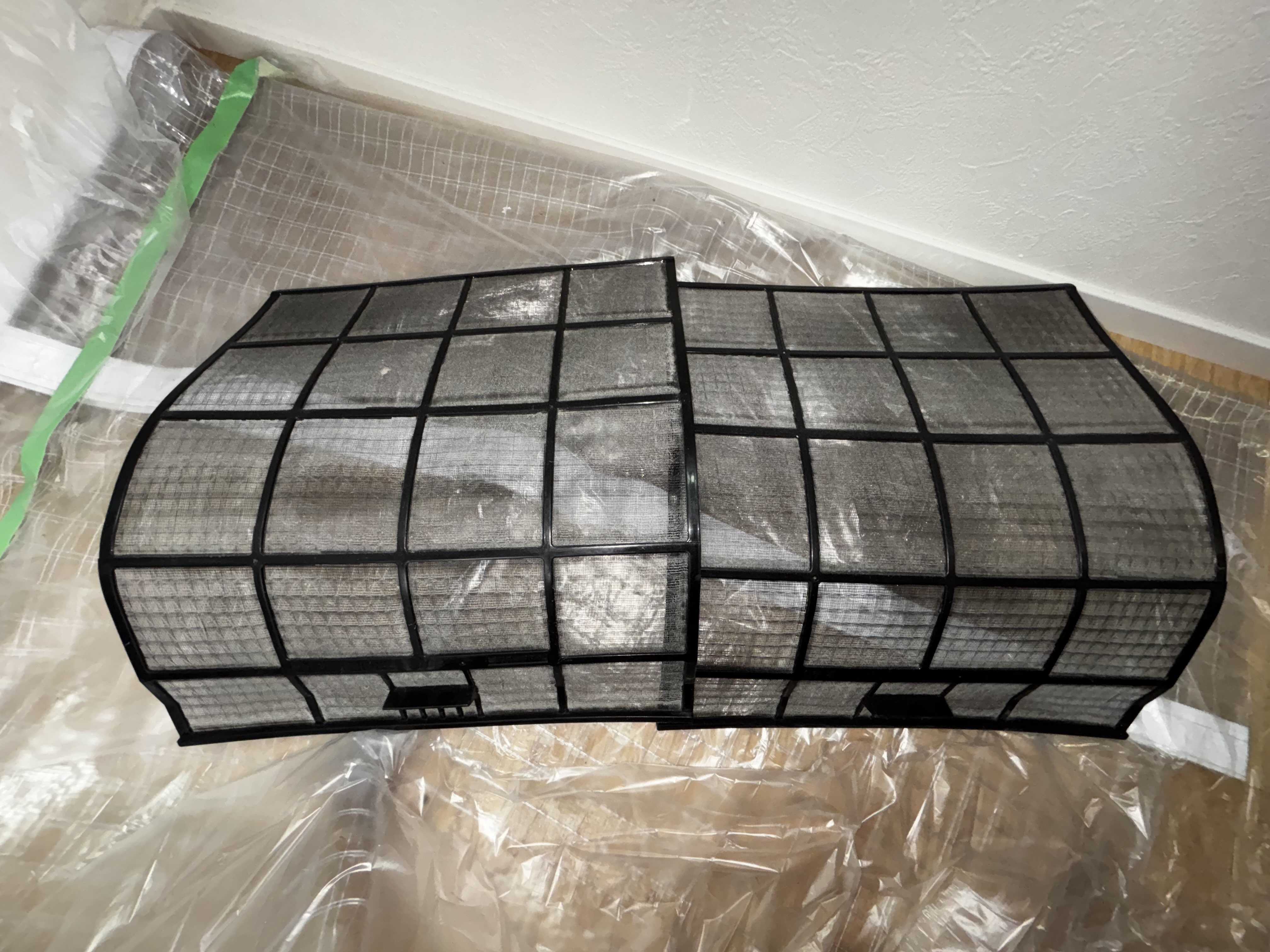 千葉県千葉市花見川区幕張町の壁掛けエアコンの作業前3