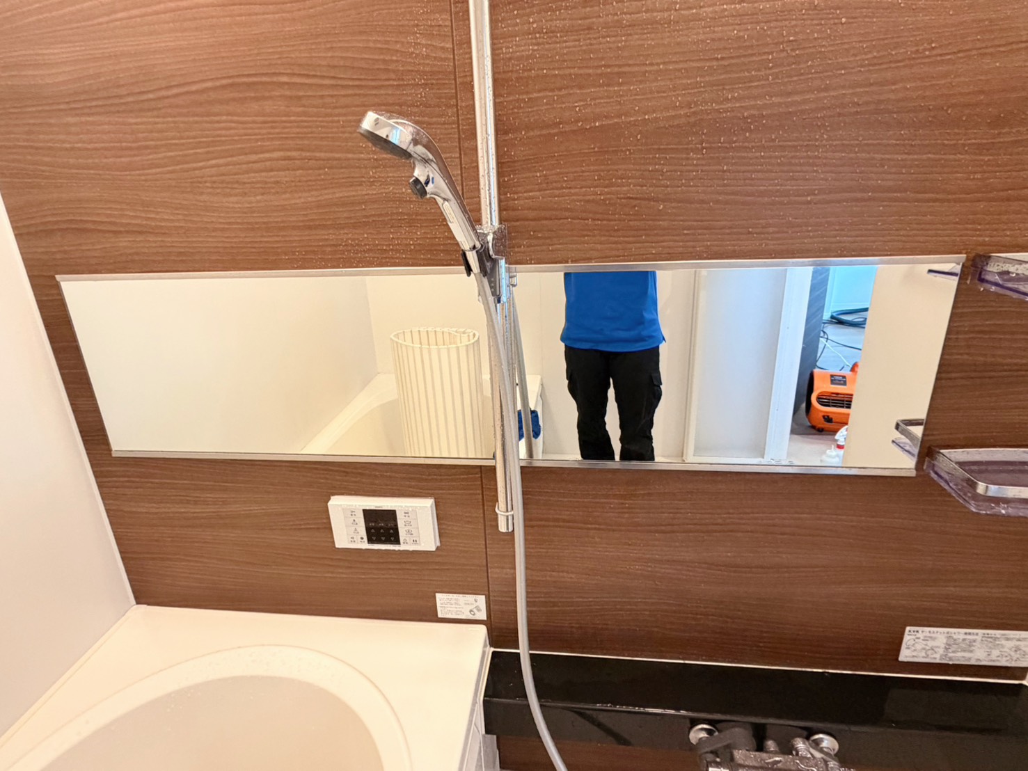 茨城県常陸太田市の浴室・お風呂クリーニングの作業後1