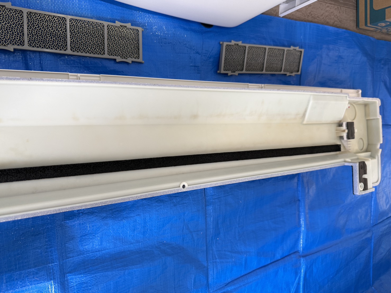 東京都豊島区東池袋の家庭用天井埋め込みエアコンの作業後1