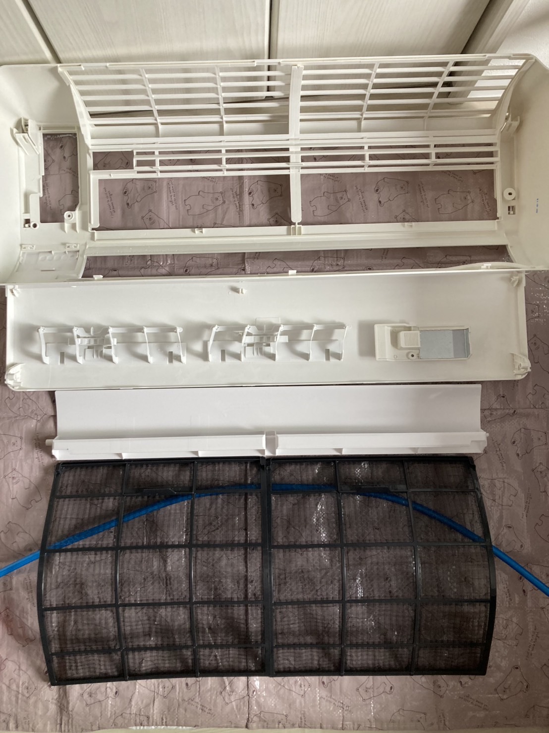 大阪府吹田市の壁掛けエアコンの作業後2