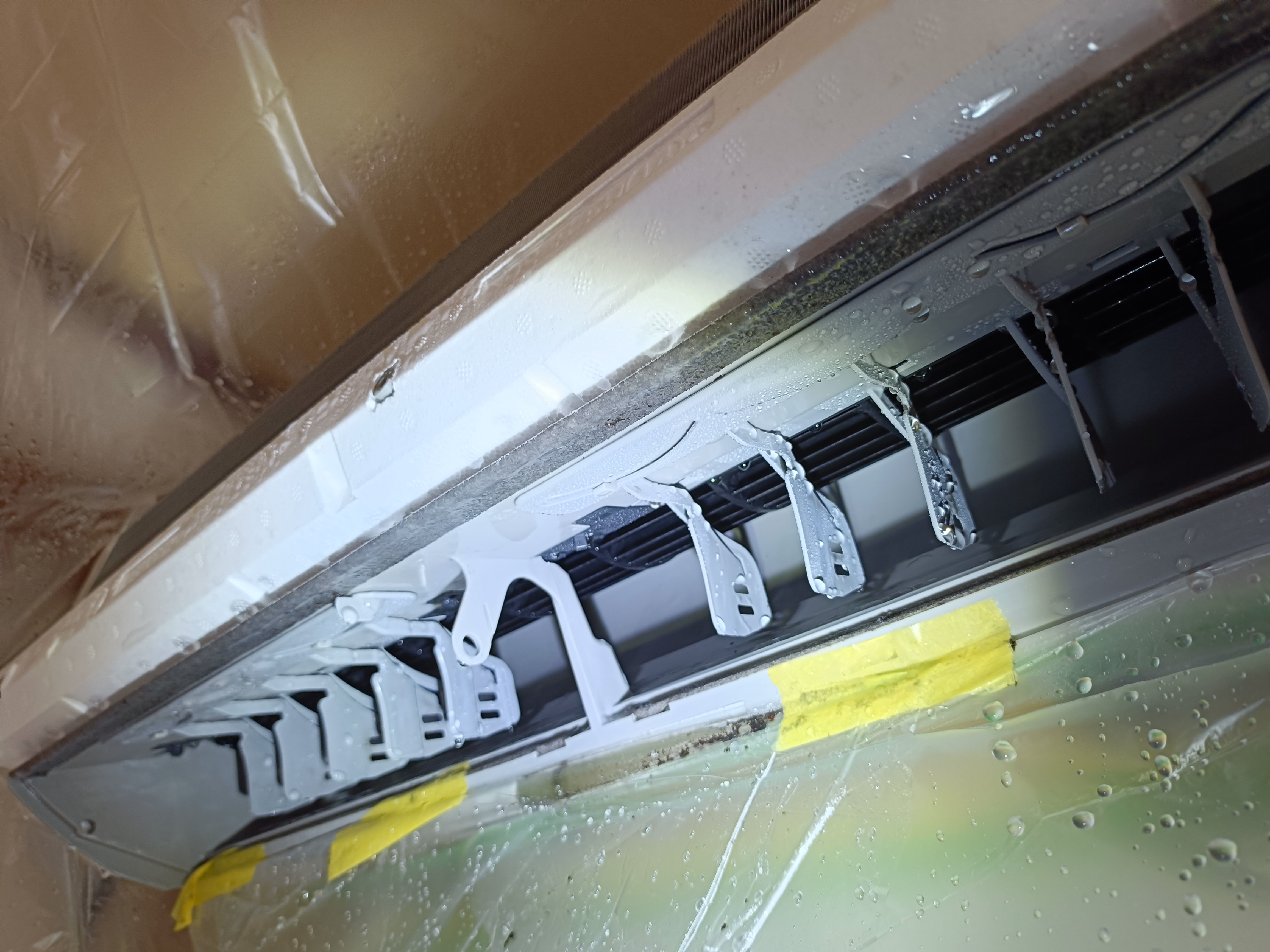 熊本県人吉市矢黒町の壁掛けエアコンの作業後1