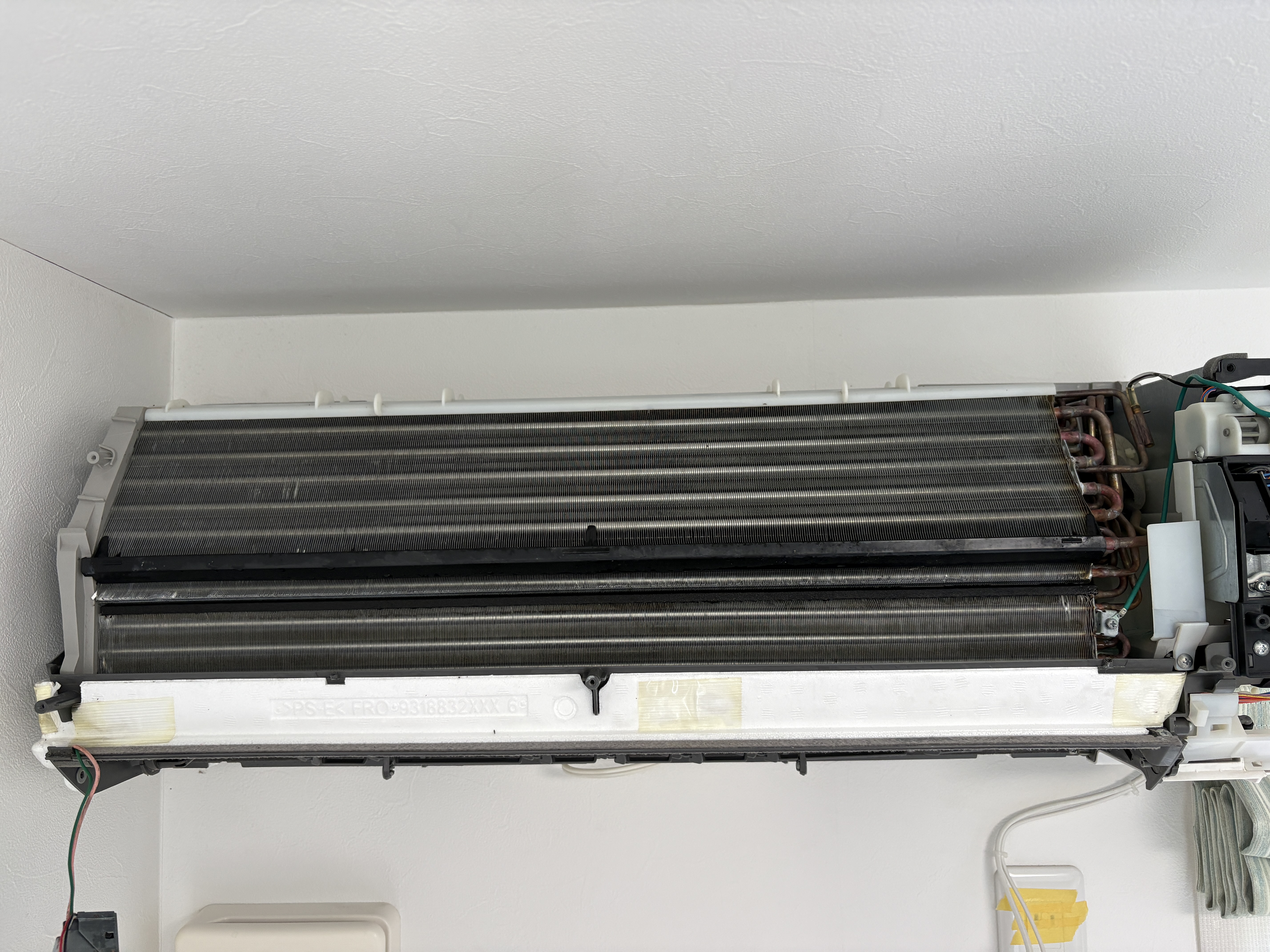 神奈川県厚木市のお掃除機能付きエアコンの作業後2