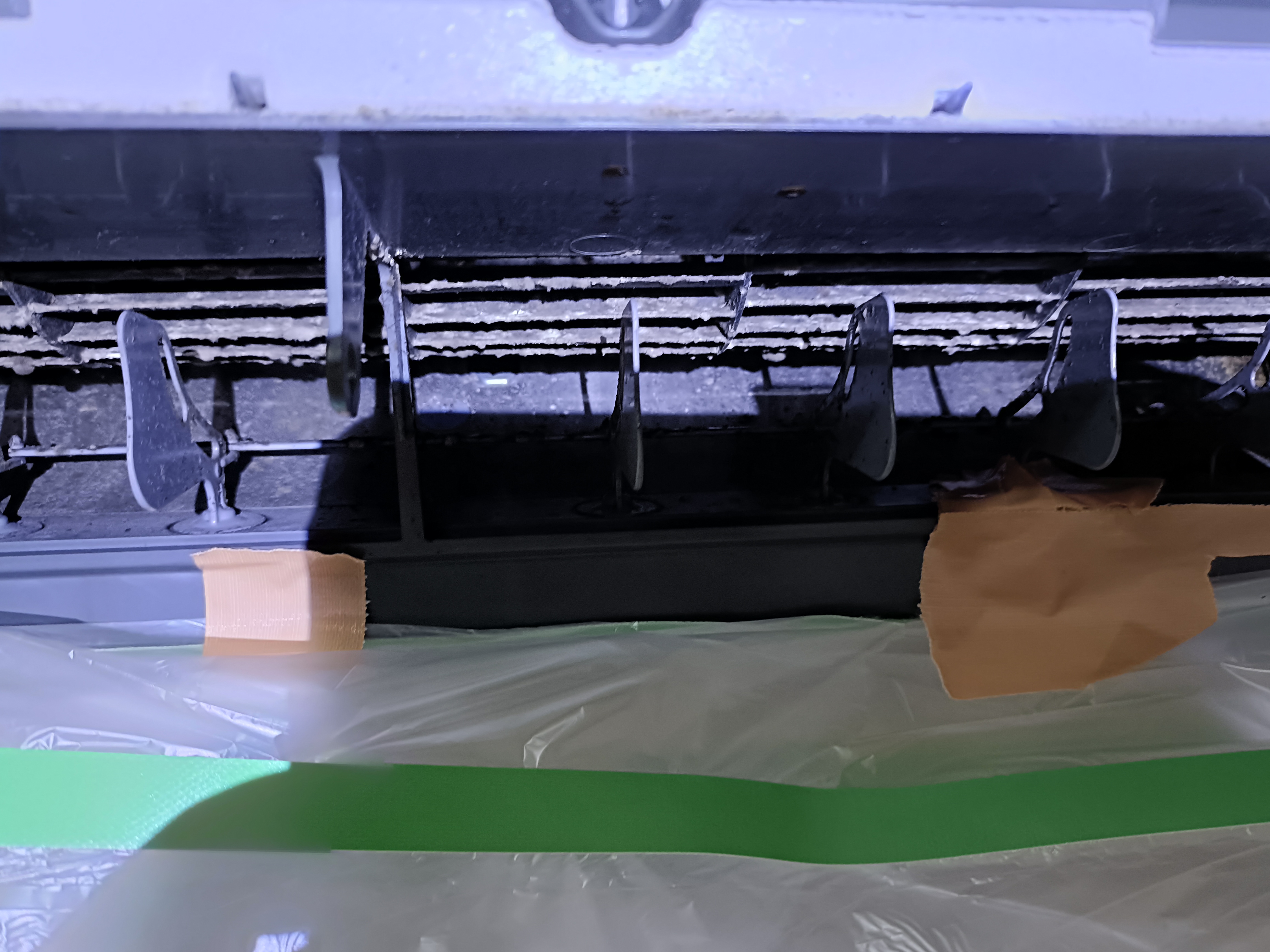 熊本県人吉市北願成寺のお掃除機能付きエアコンの作業前1