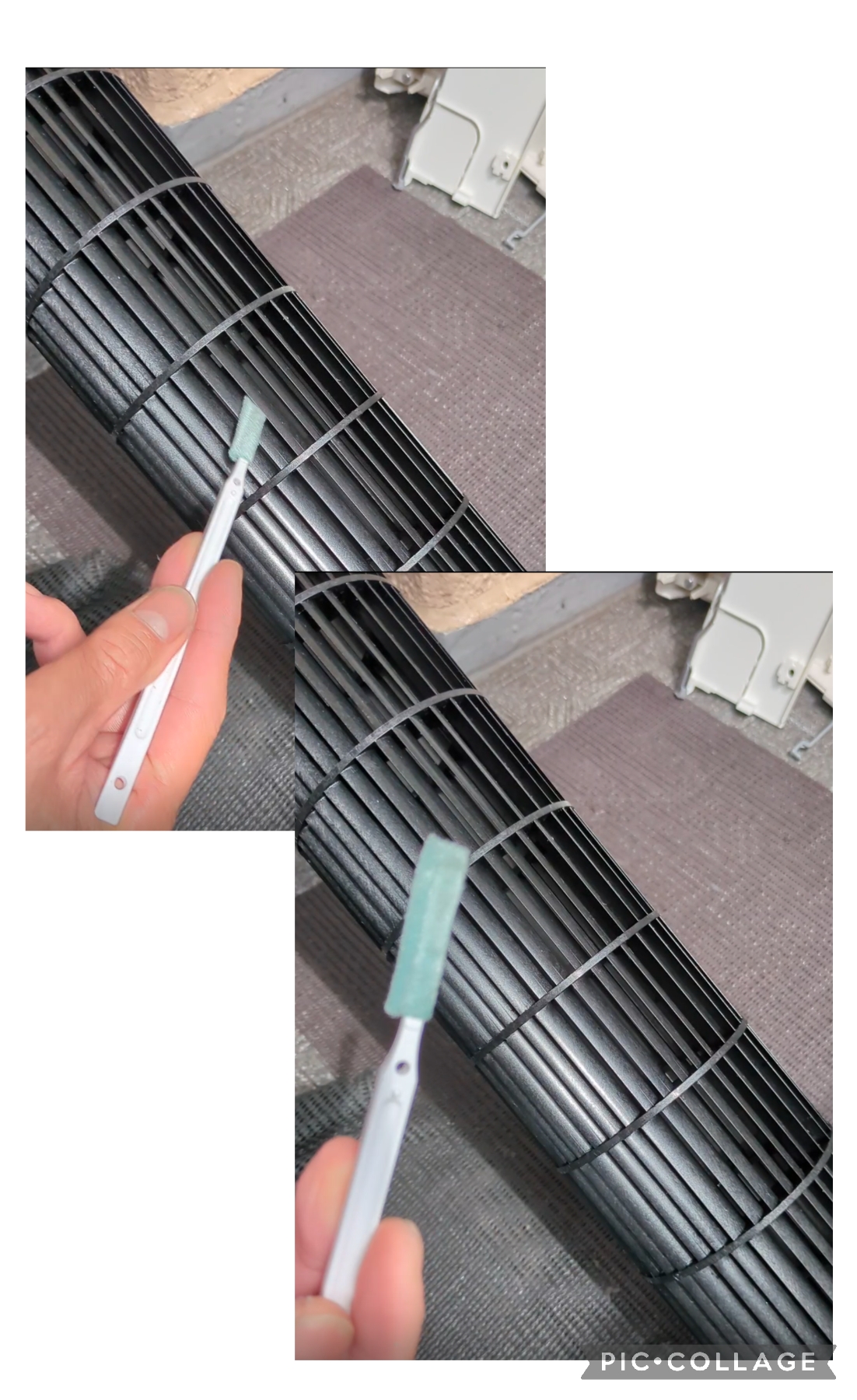 東京都品川区南大井の壁掛けエアコンの作業後2