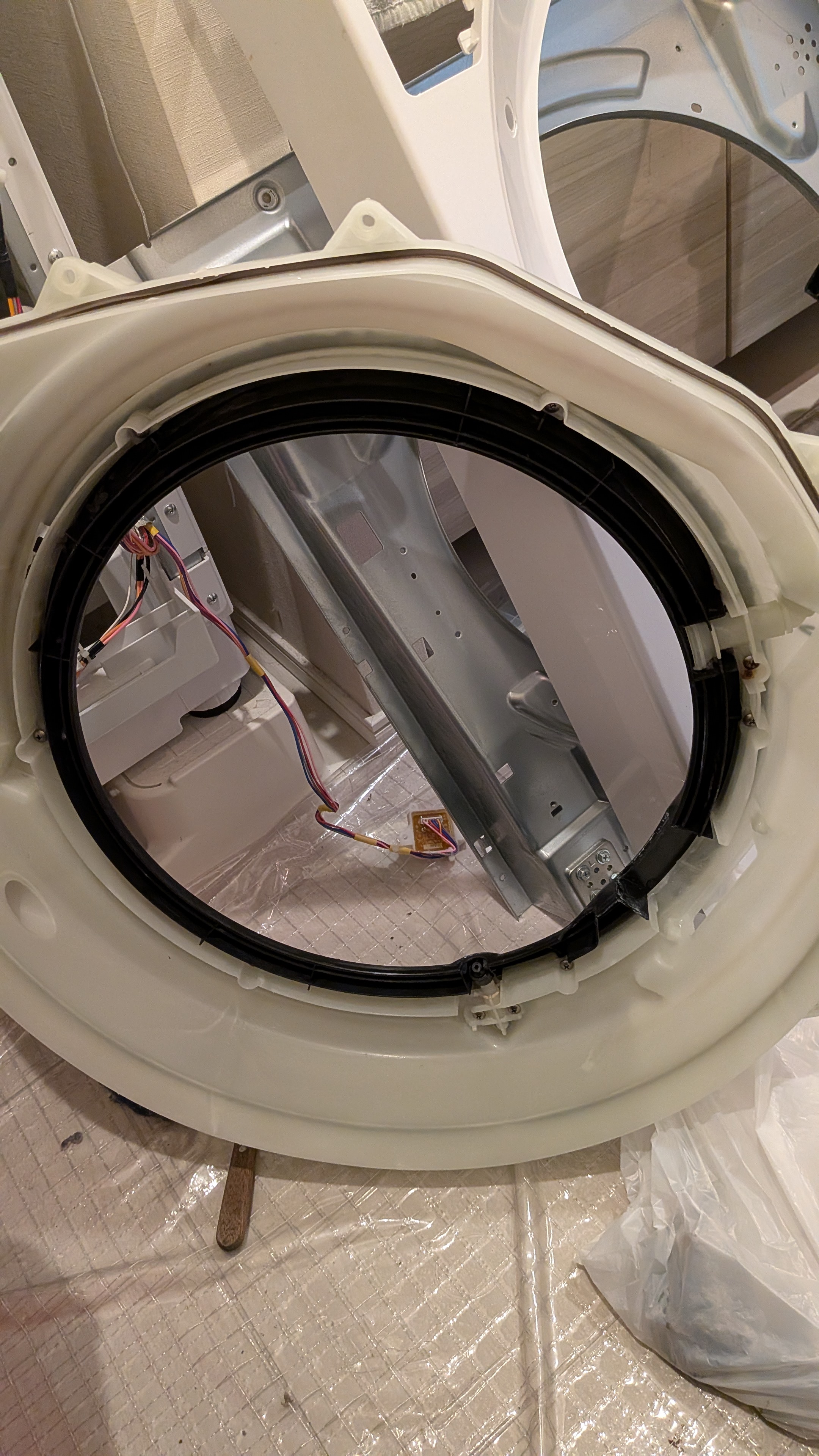 東京都江東区豊洲の洗濯機分解クリーニングの作業後2