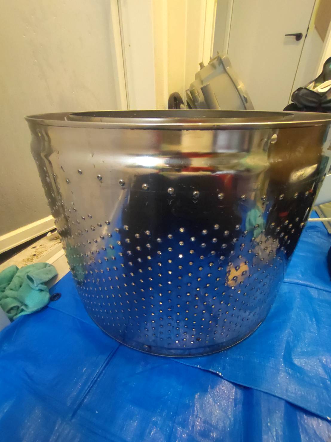 東京都目黒区中目黒の洗濯機分解クリーニングの作業後2