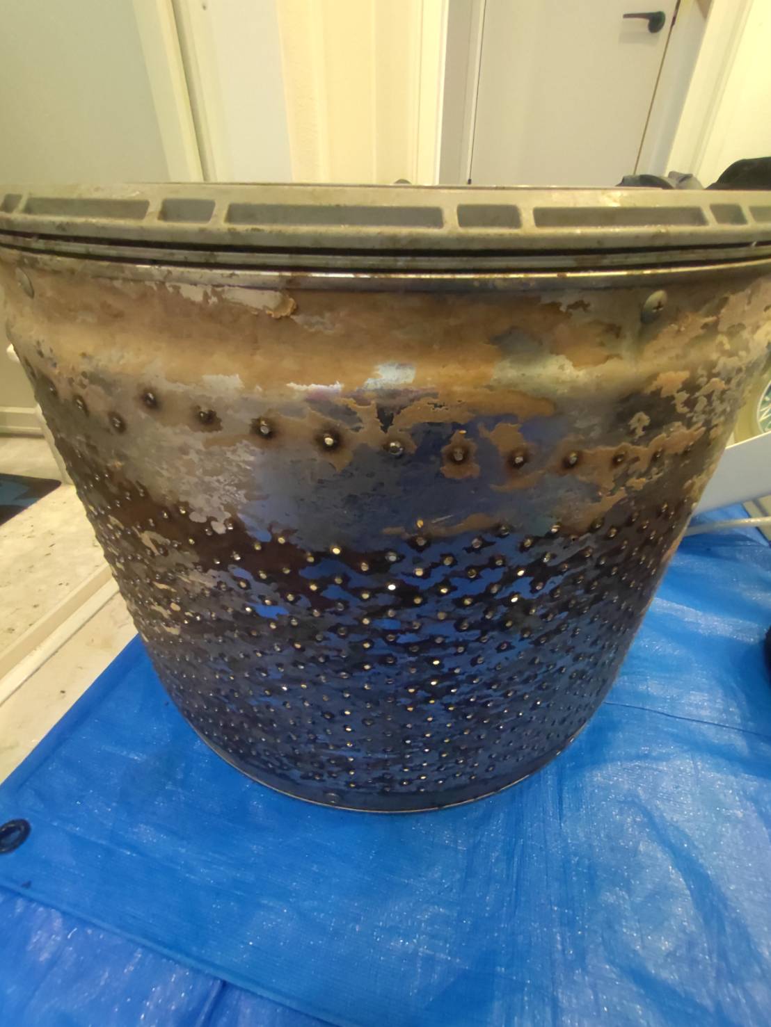 東京都目黒区中目黒の洗濯機分解クリーニングの作業前2