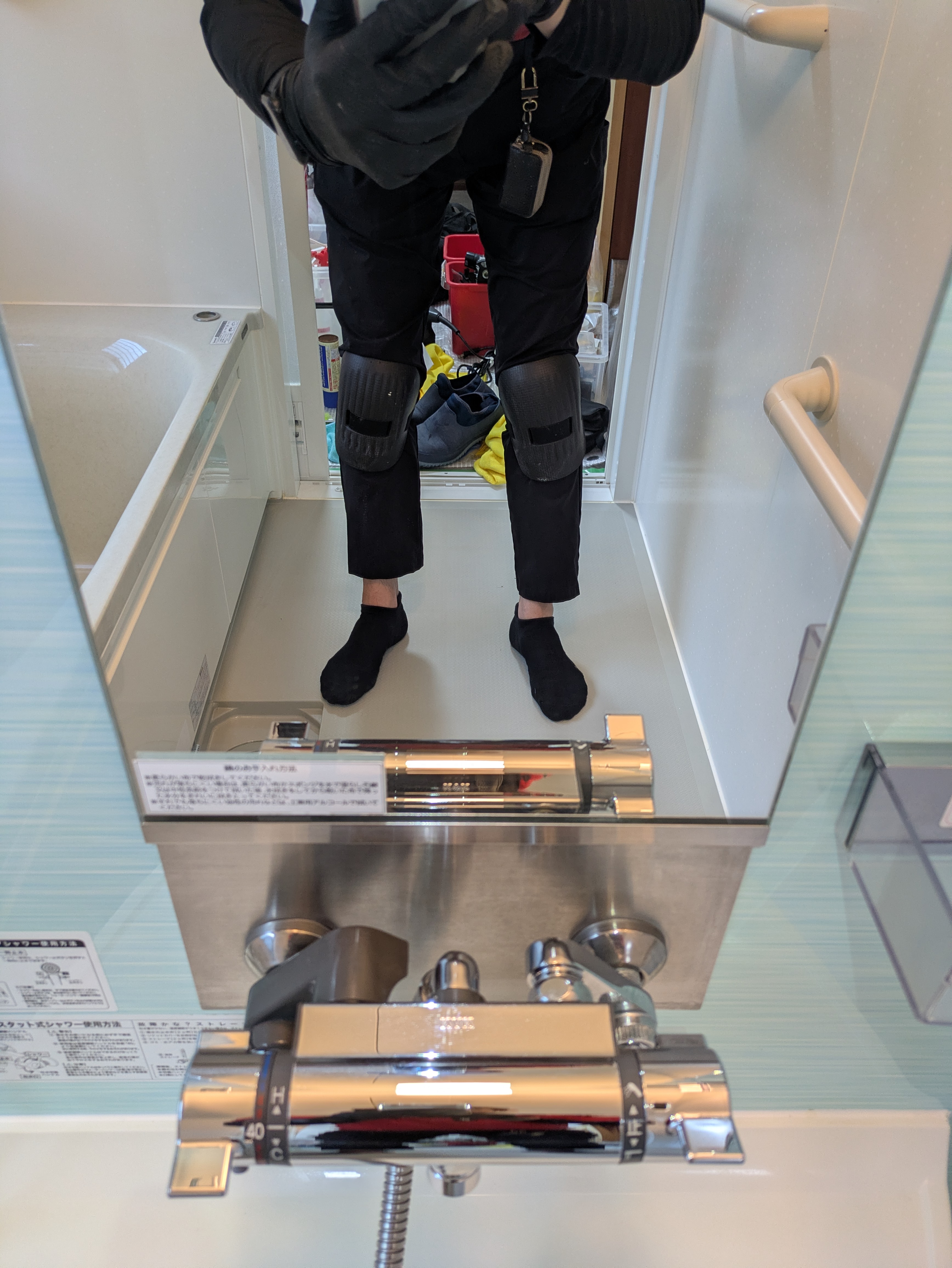 埼玉県さいたま市岩槻区本町の浴室・お風呂クリーニングの作業後1