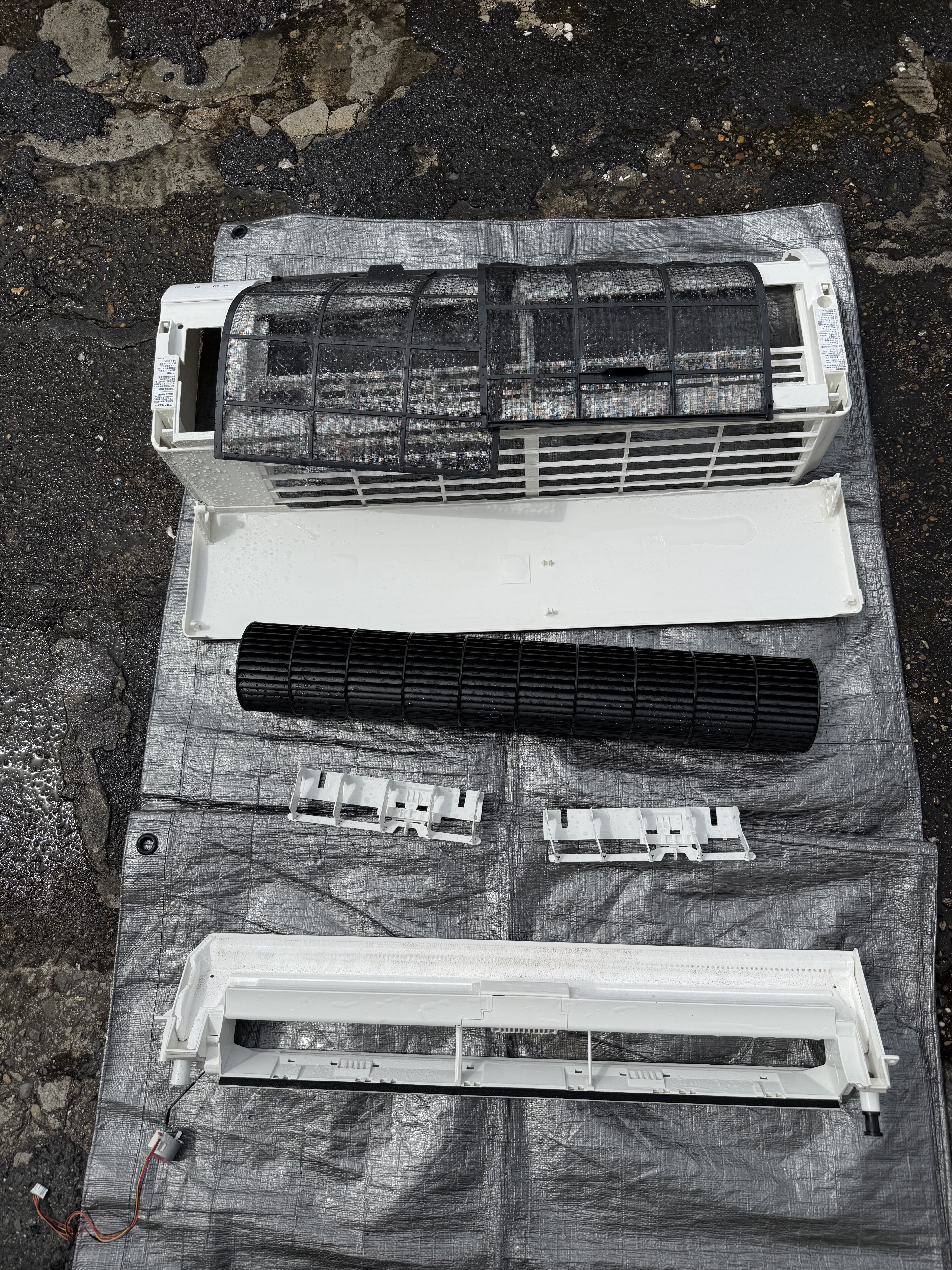 千葉県香取市の壁掛けエアコンの作業後1