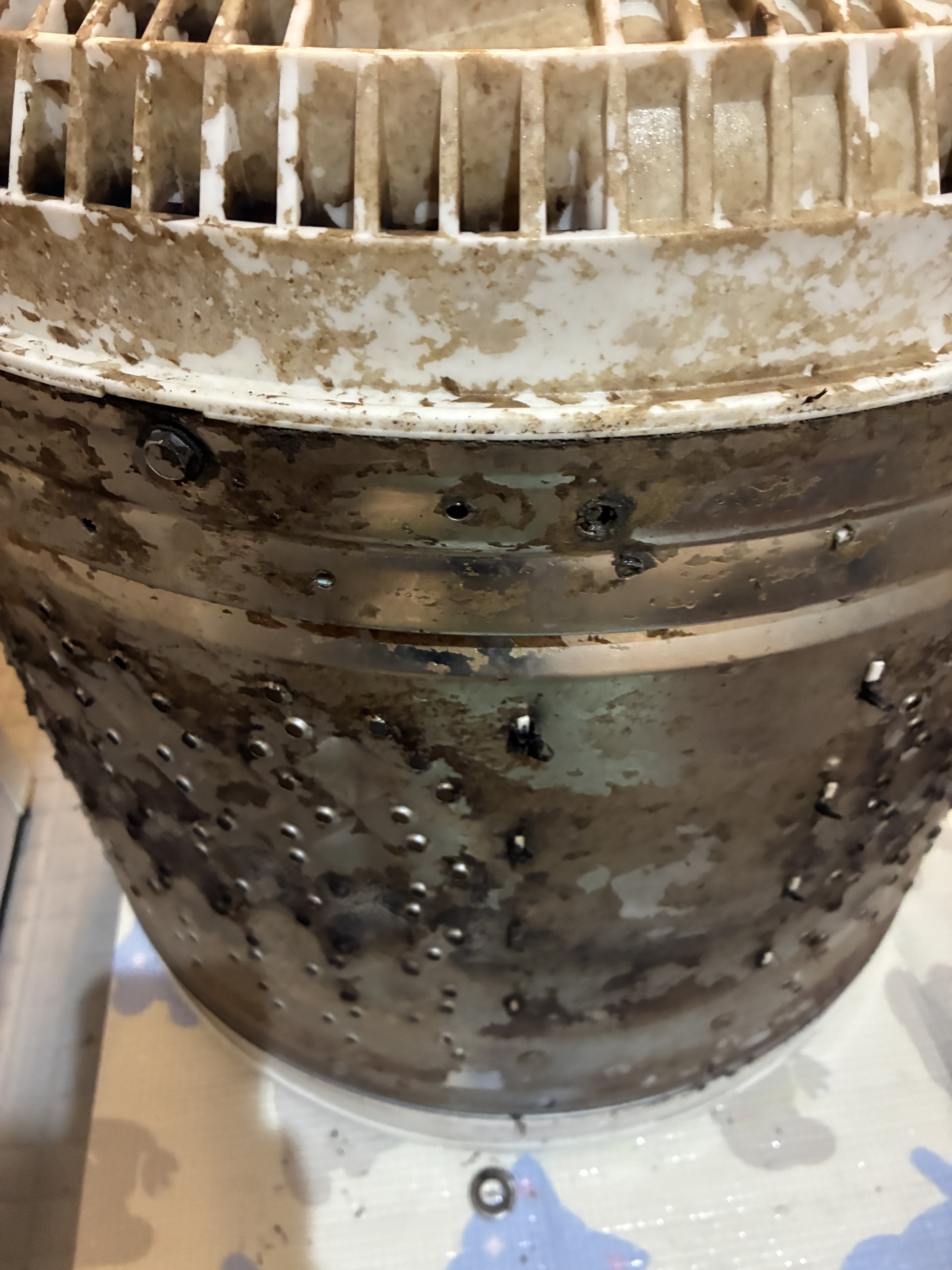 大阪府東大阪市角田の洗濯機分解クリーニングの作業前3