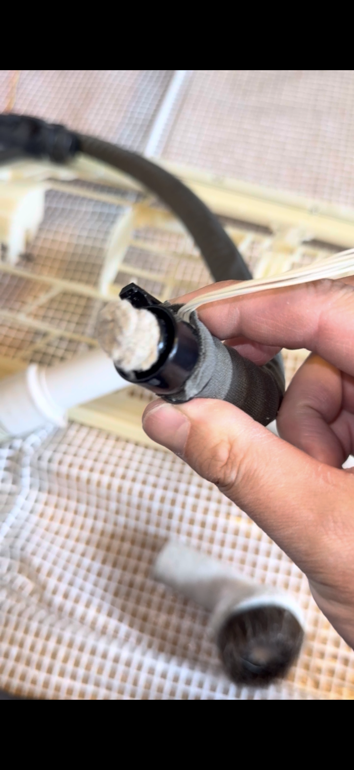 大阪府大阪市都島区のお掃除機能付きエアコンの作業後1