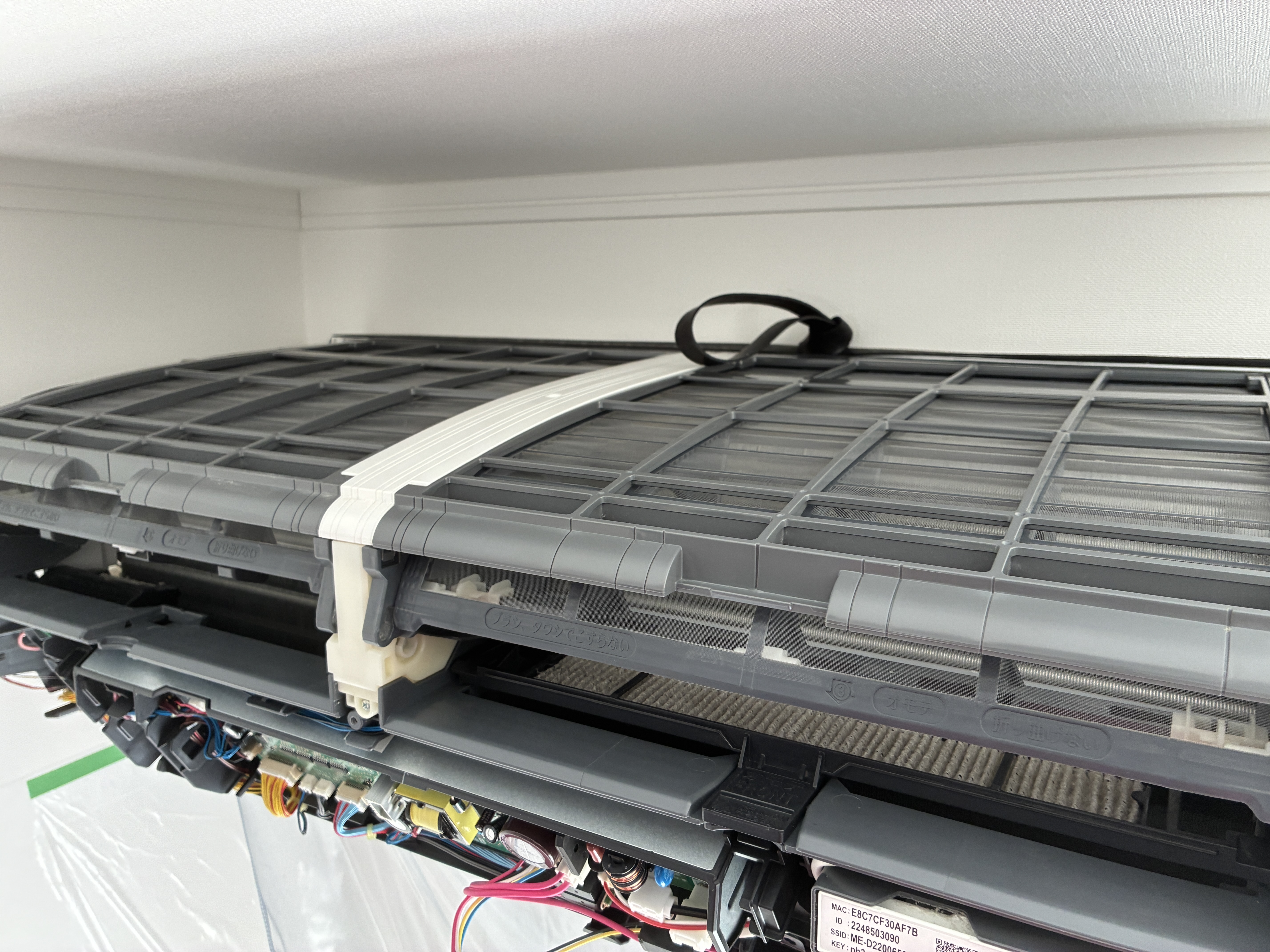 岩手県盛岡市のお掃除機能付きエアコンの作業後1