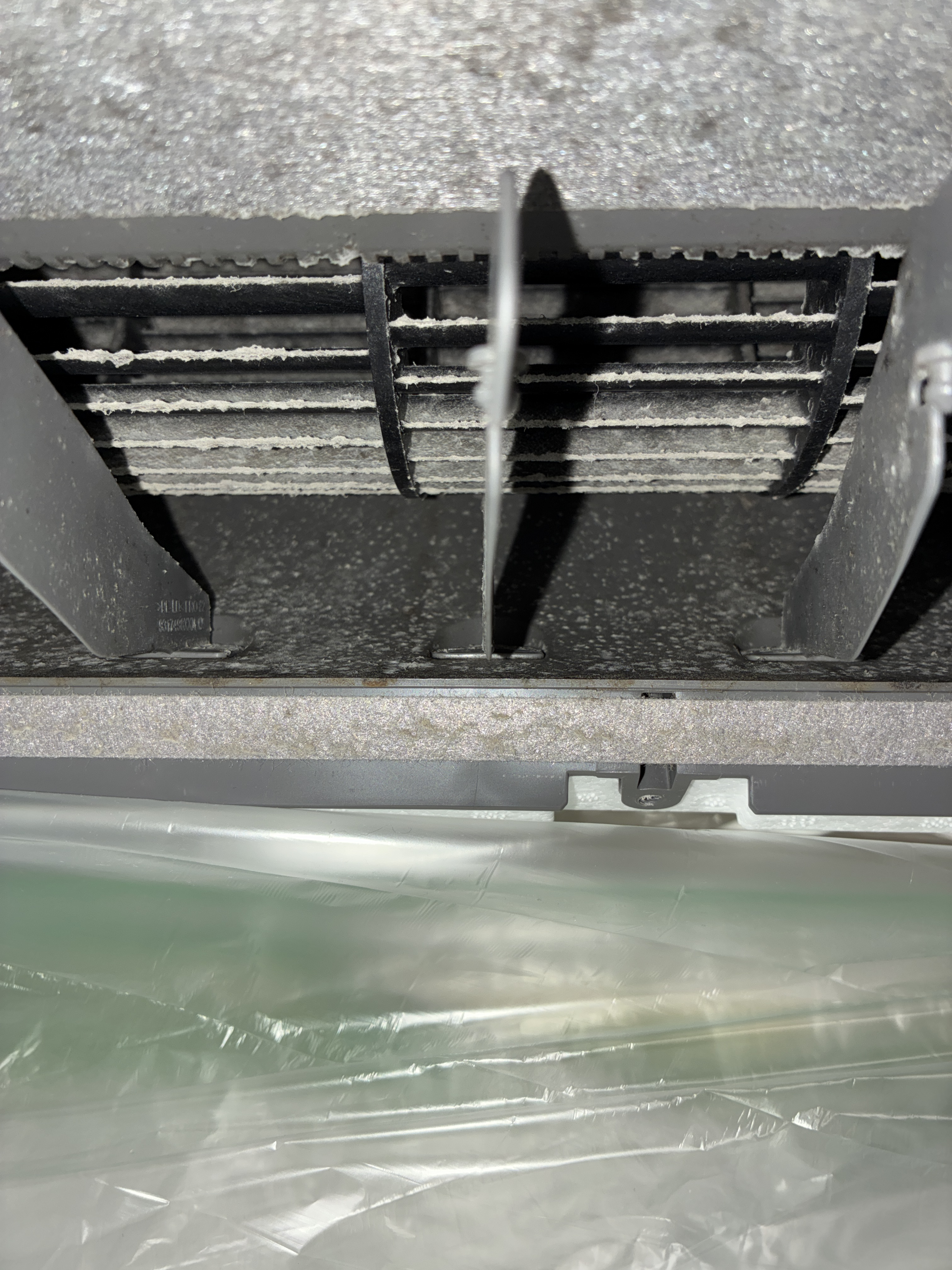 大阪府大阪市都島区のお掃除機能付きエアコンの作業前1