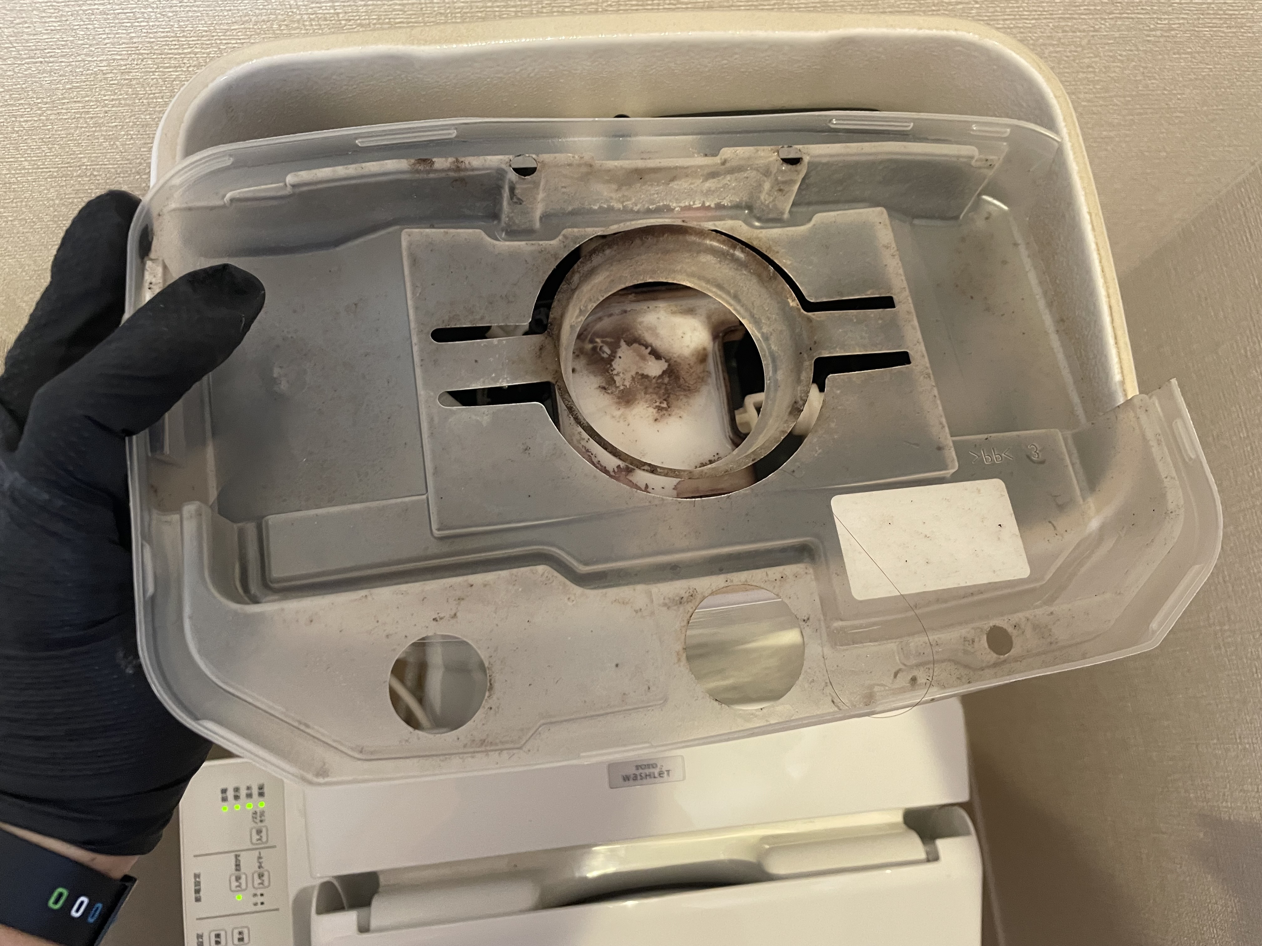 東京都小金井市のトイレクリーニングの作業前3