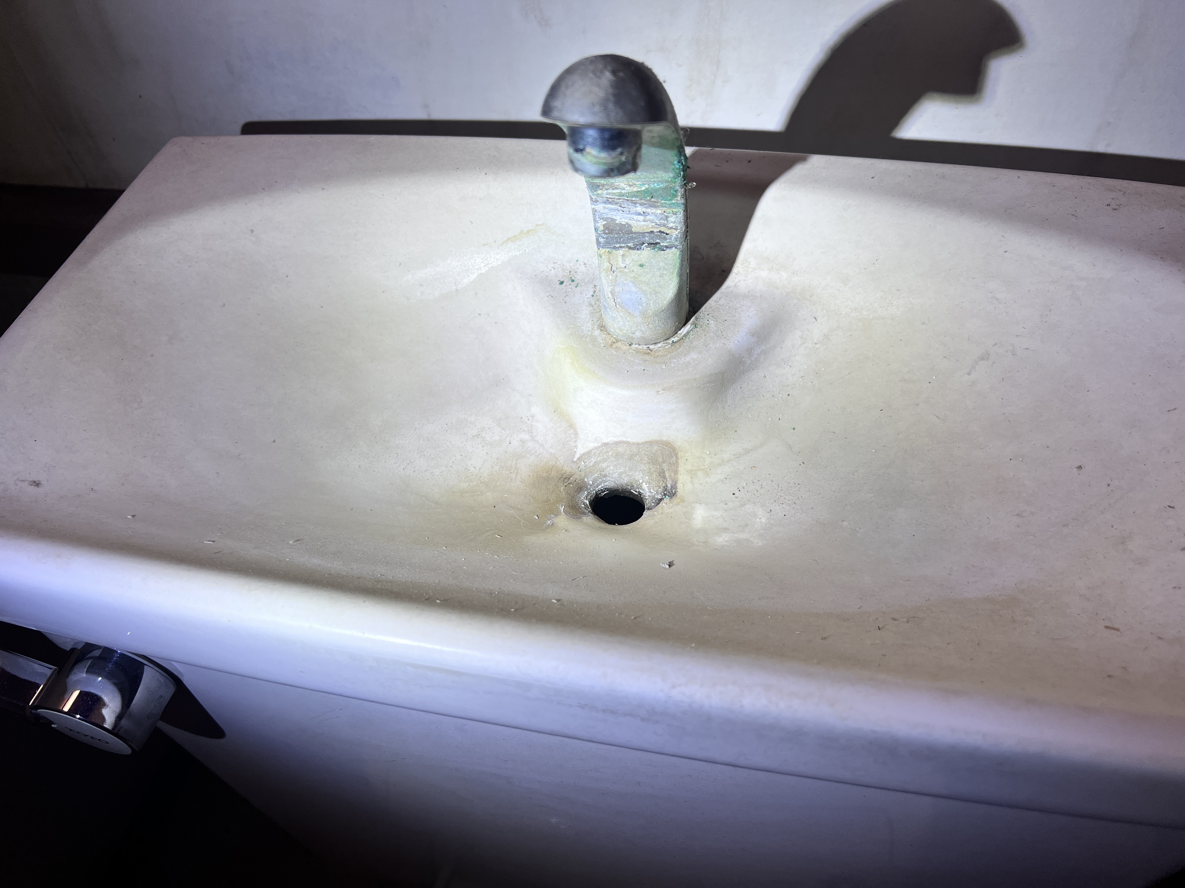 千葉県船橋市小室のトイレクリーニングの作業前2