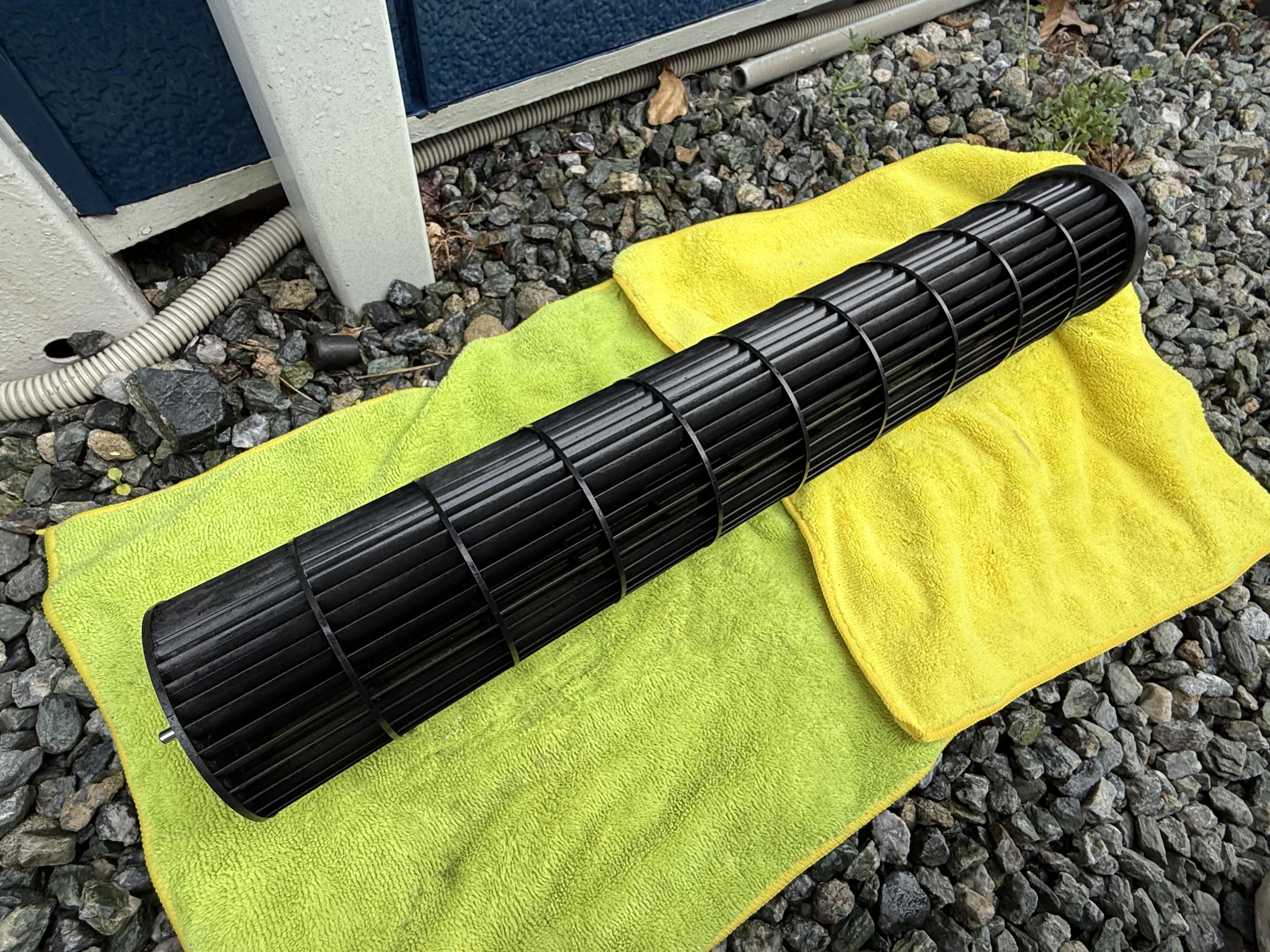 福岡県那珂川市の壁掛けエアコンの作業前1