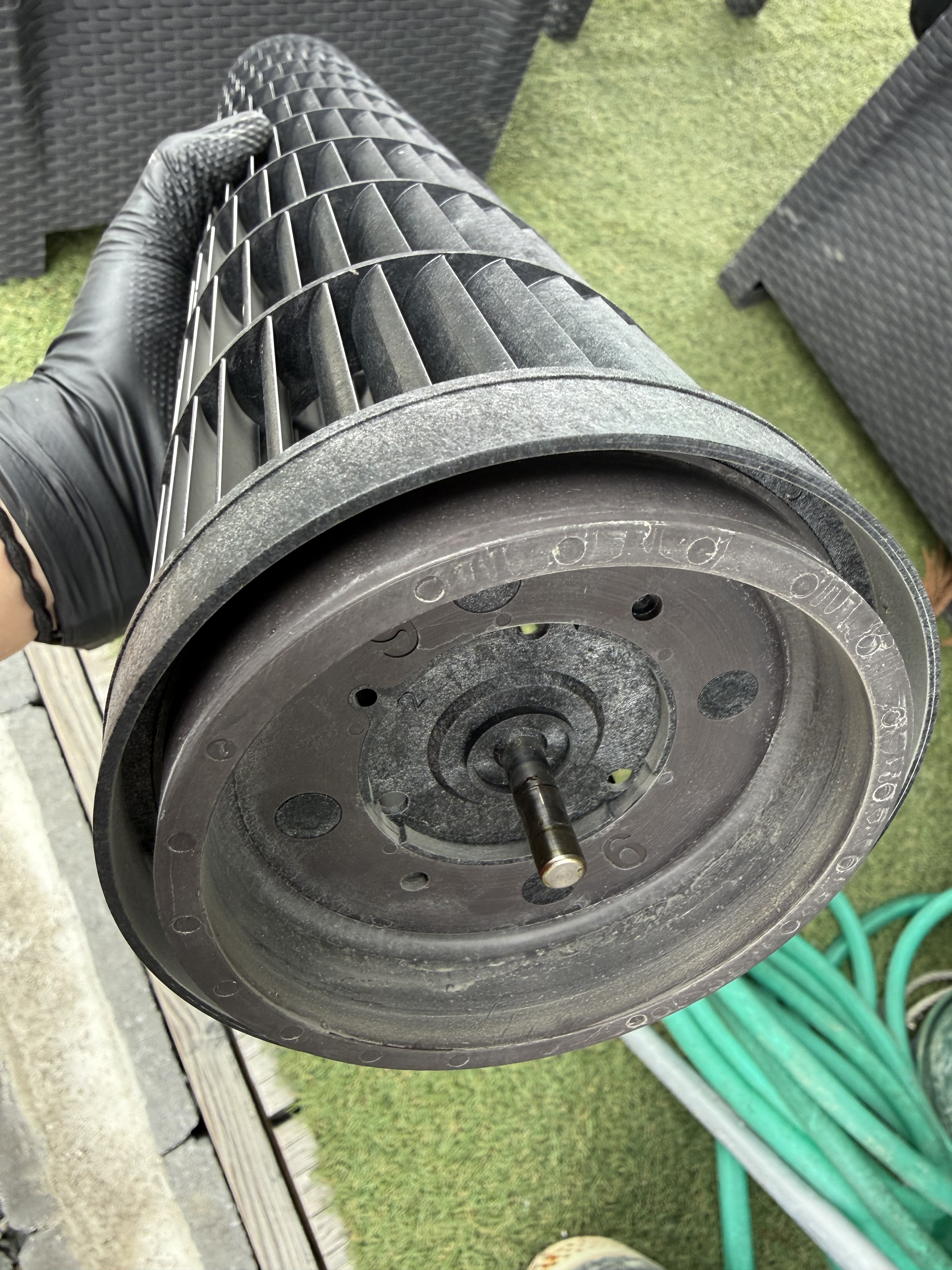 福岡県那珂川市の壁掛けエアコンの作業前2