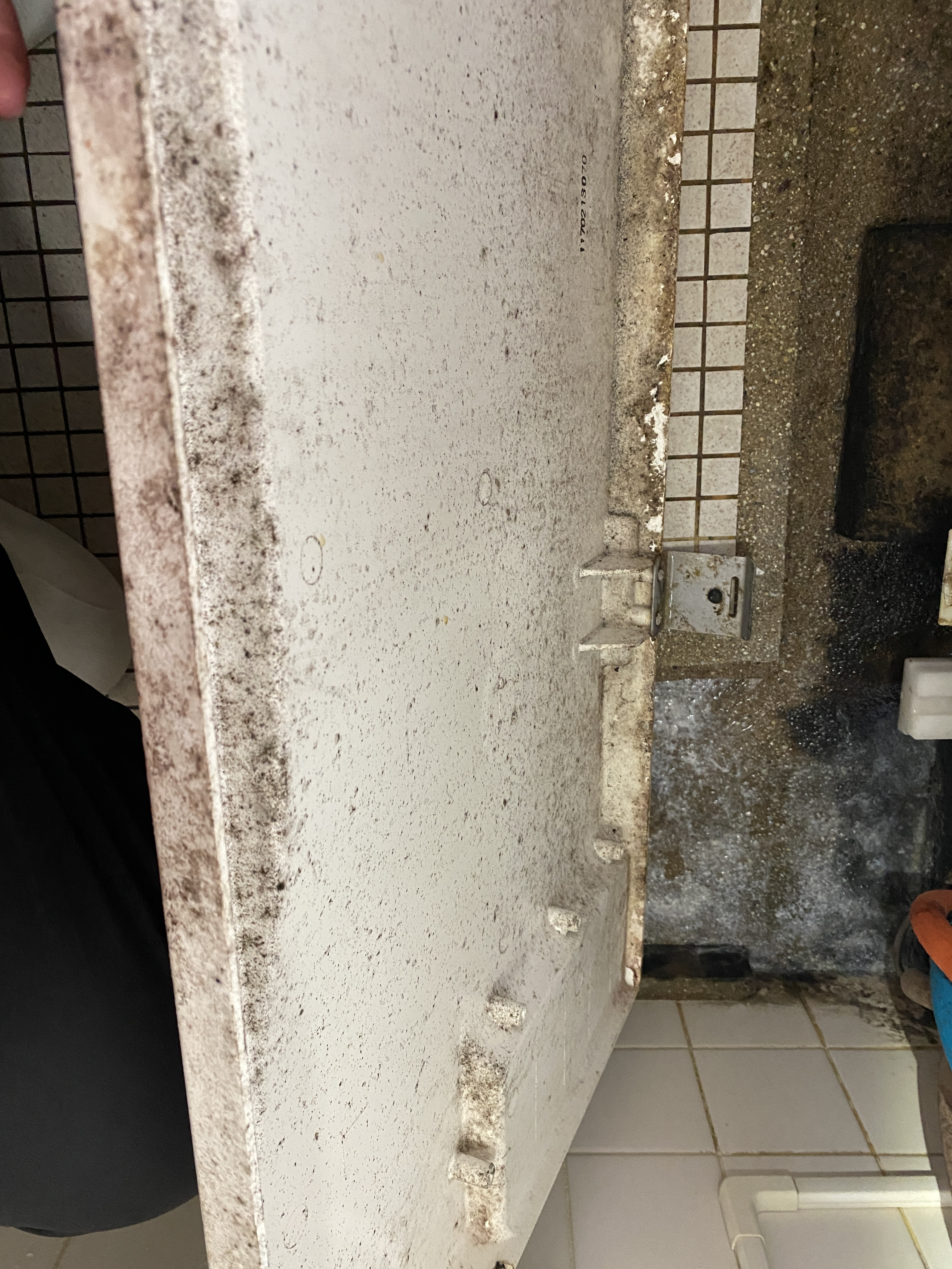 広島県広島市西区の追い焚き配管除菌洗浄の作業前2