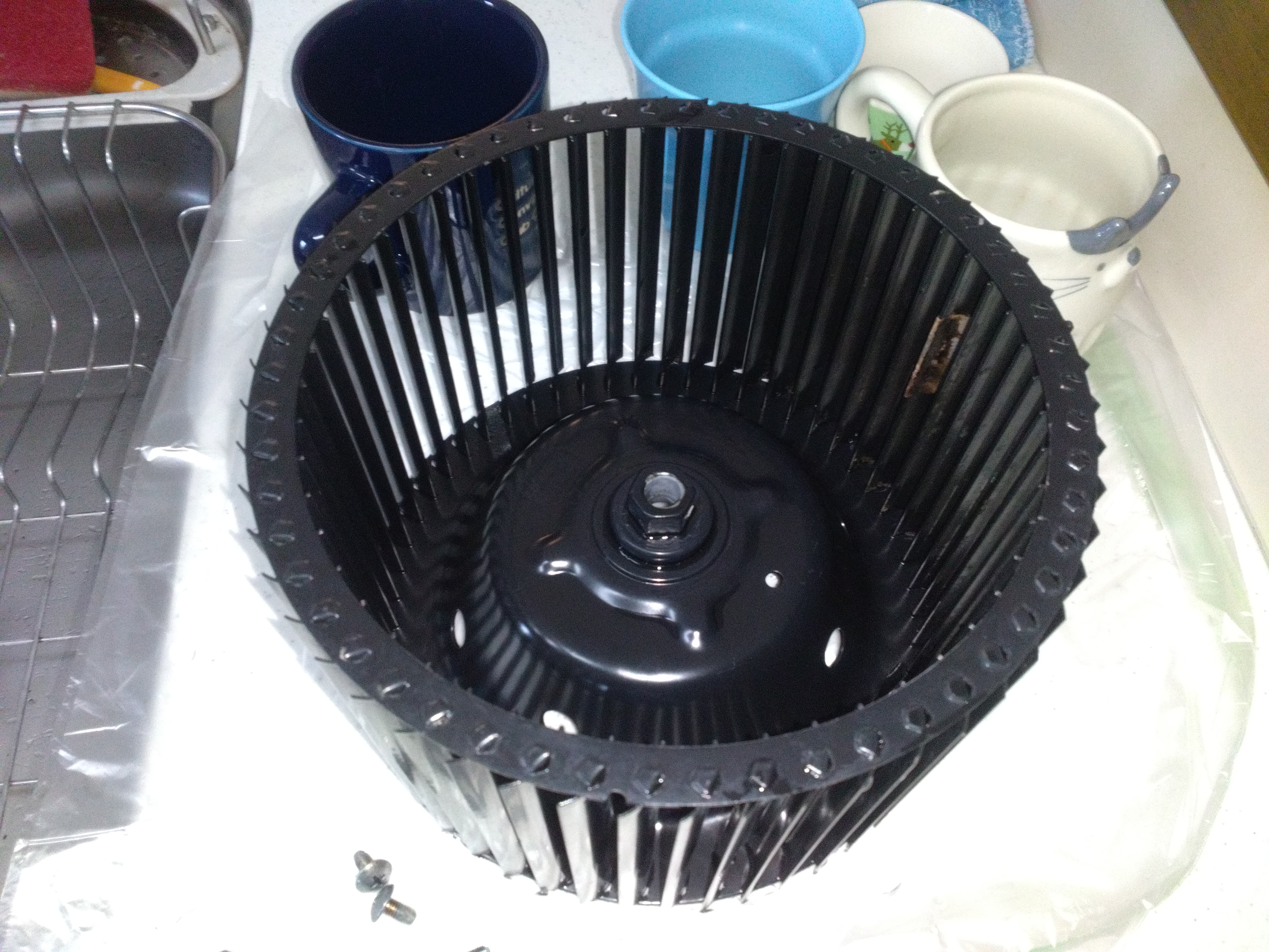 奈良県大和郡山市柳町のレンジフードクリーニングの作業後1