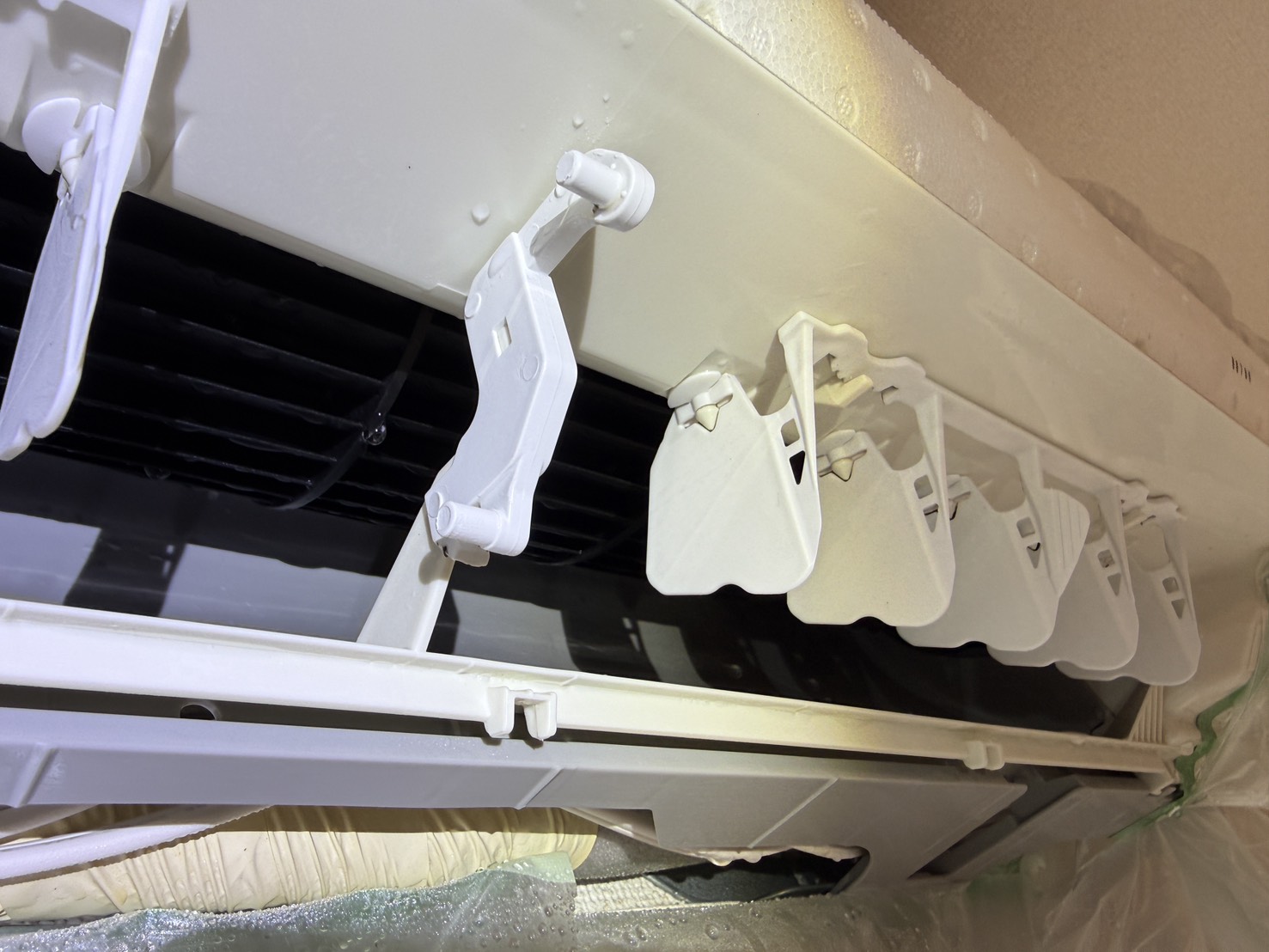 東京都足立区東綾瀬の壁掛けエアコンの作業後2