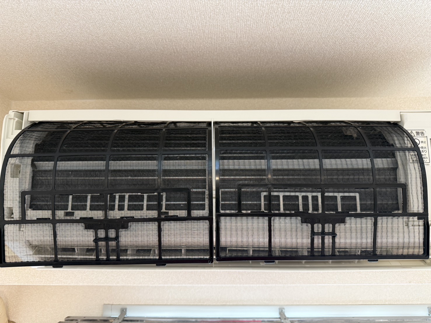 東京都足立区東綾瀬の壁掛けエアコンの作業後3