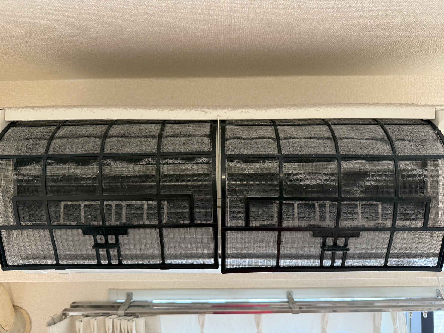 東京都足立区東綾瀬の壁掛けエアコンの作業前3