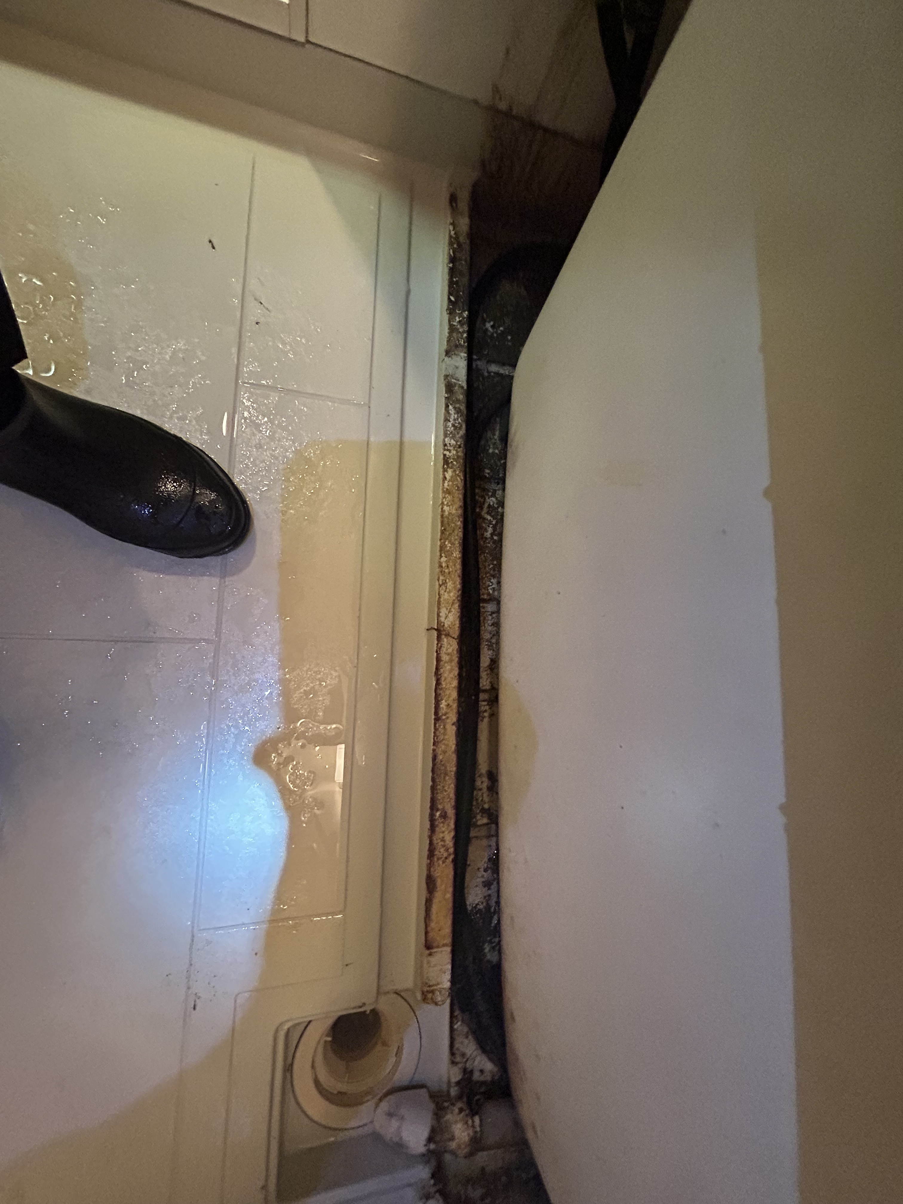 神奈川県川崎市多摩区登戸の浴室・お風呂クリーニングの作業前2