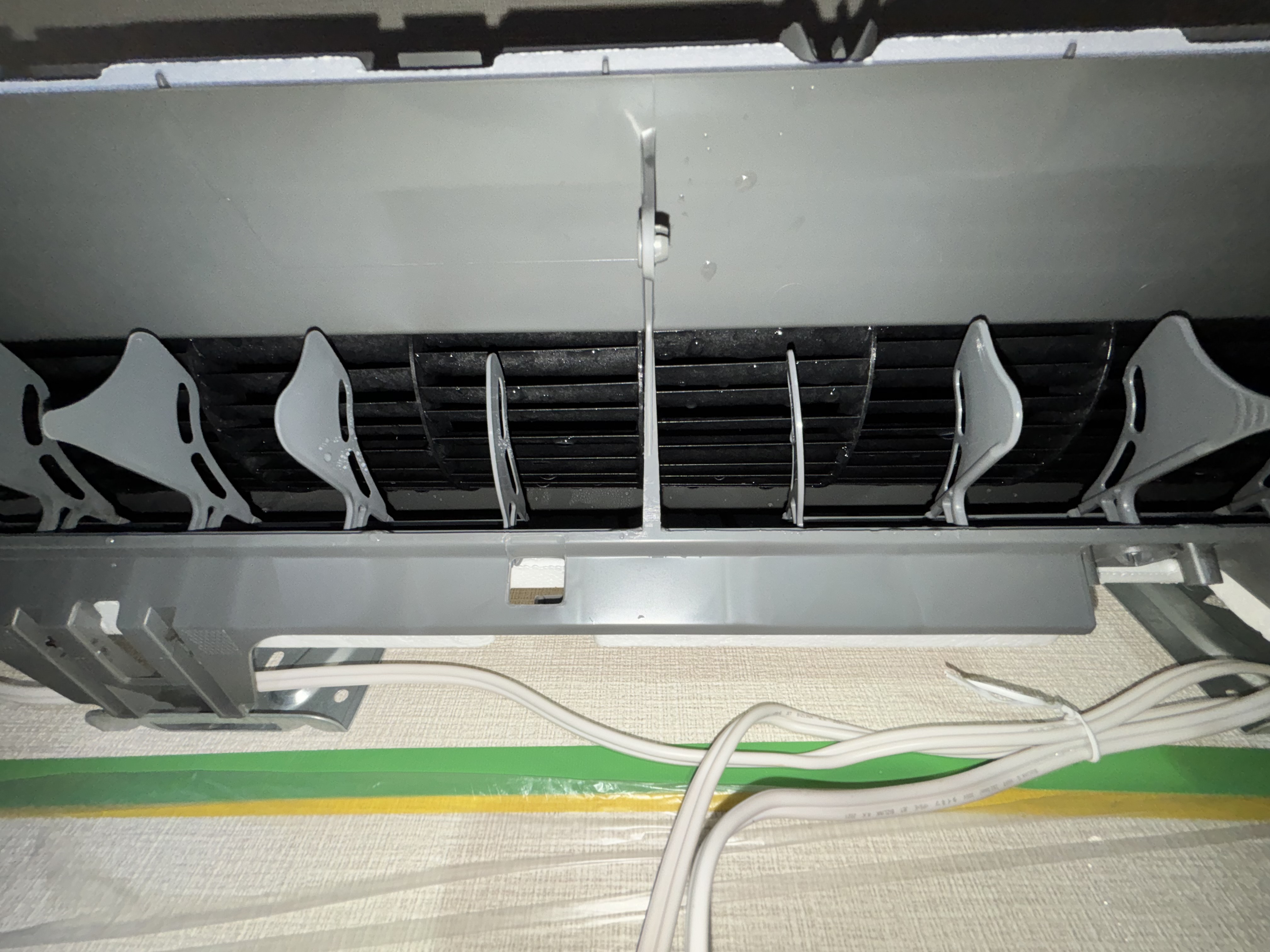 千葉県千葉市稲毛区小中台の壁掛けエアコンの作業後2