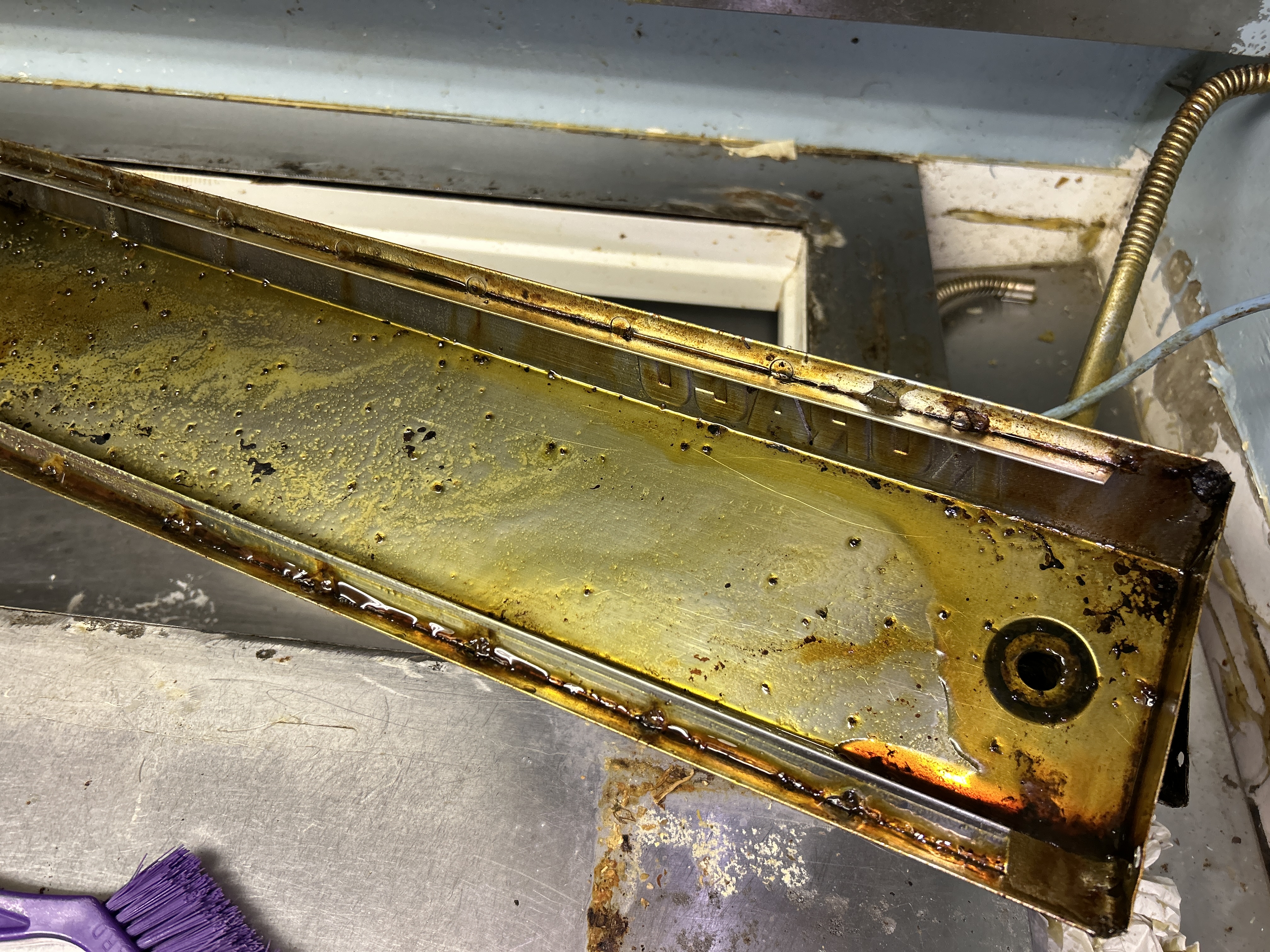 神奈川県横浜市青葉区青葉台の飲食店清掃の作業前2