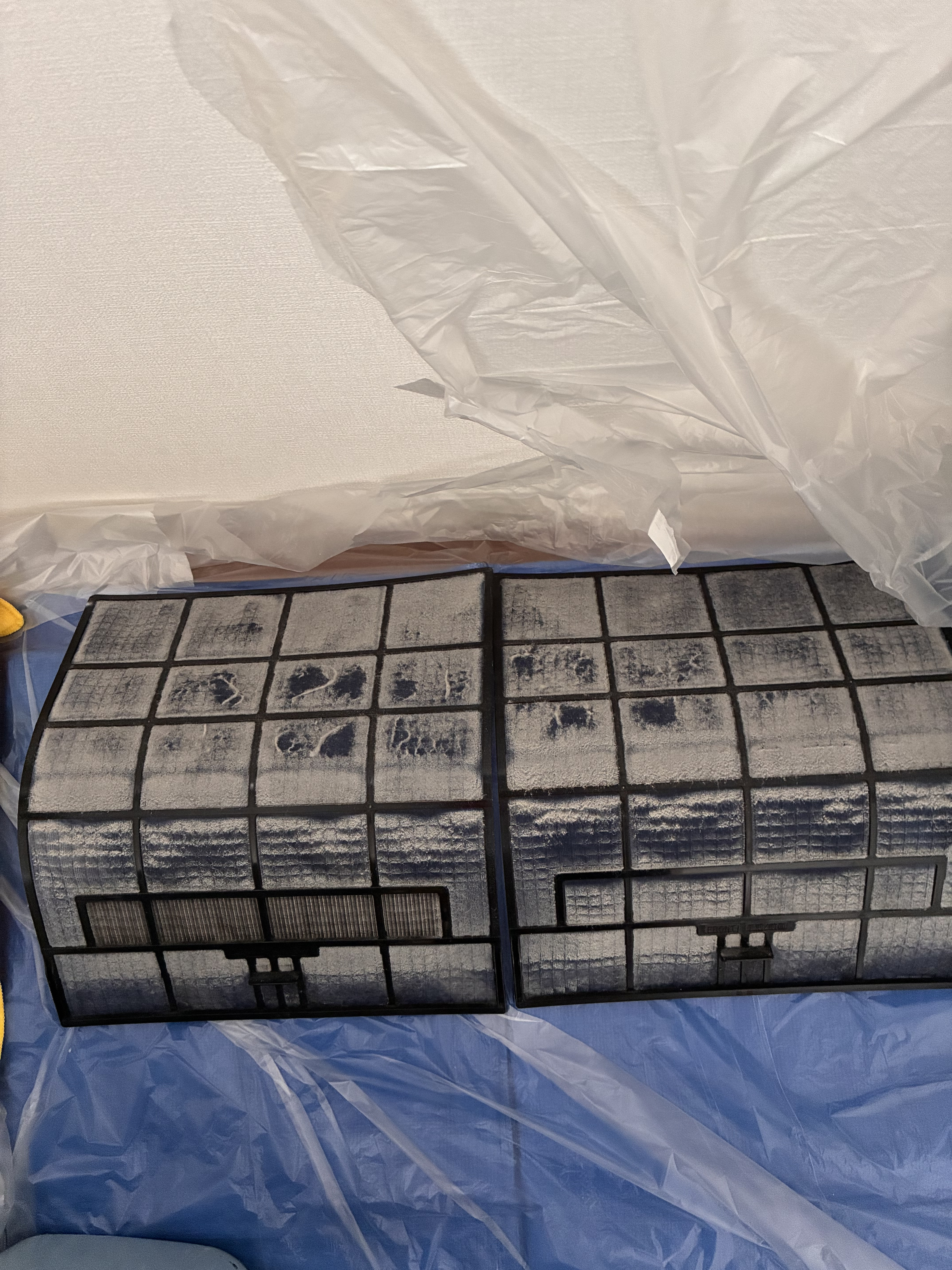 埼玉県入間市の壁掛けエアコンの作業前2