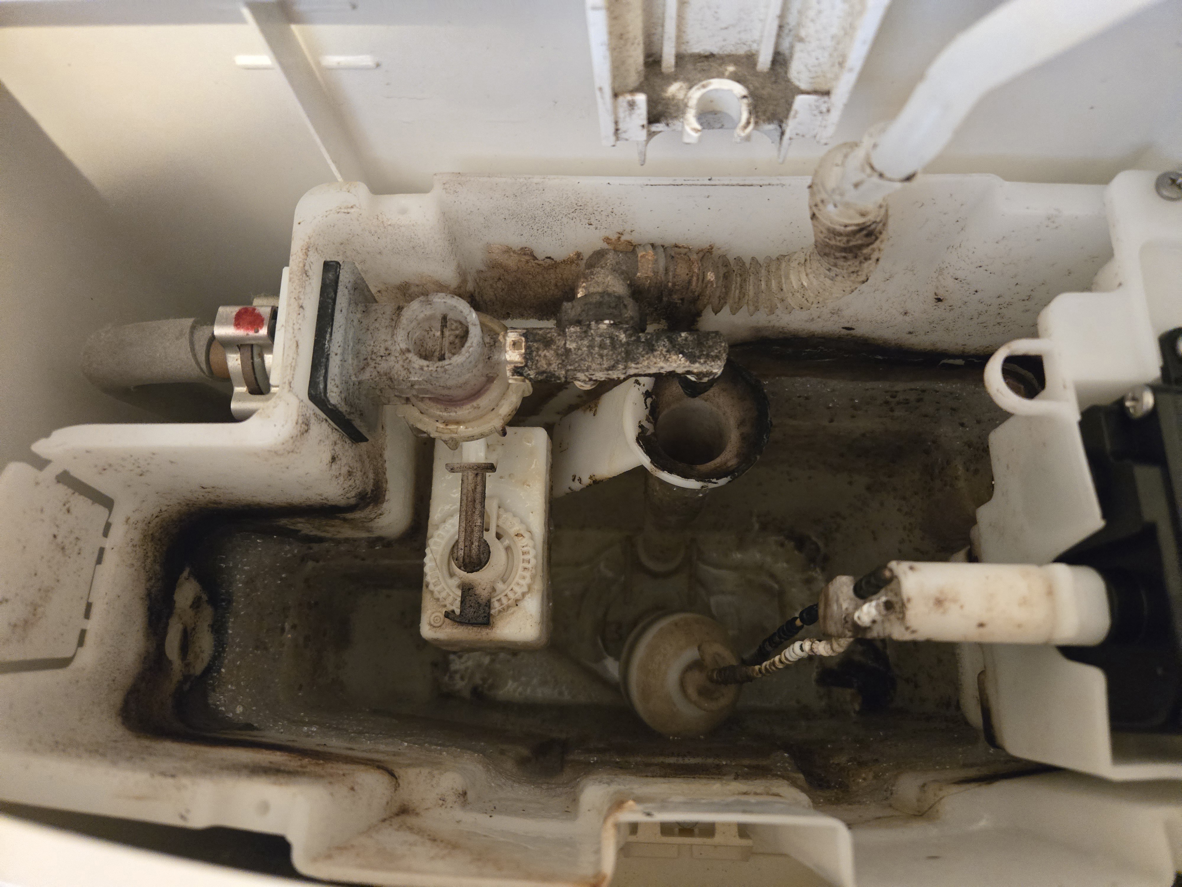 東京都調布市のトイレクリーニングの作業前2