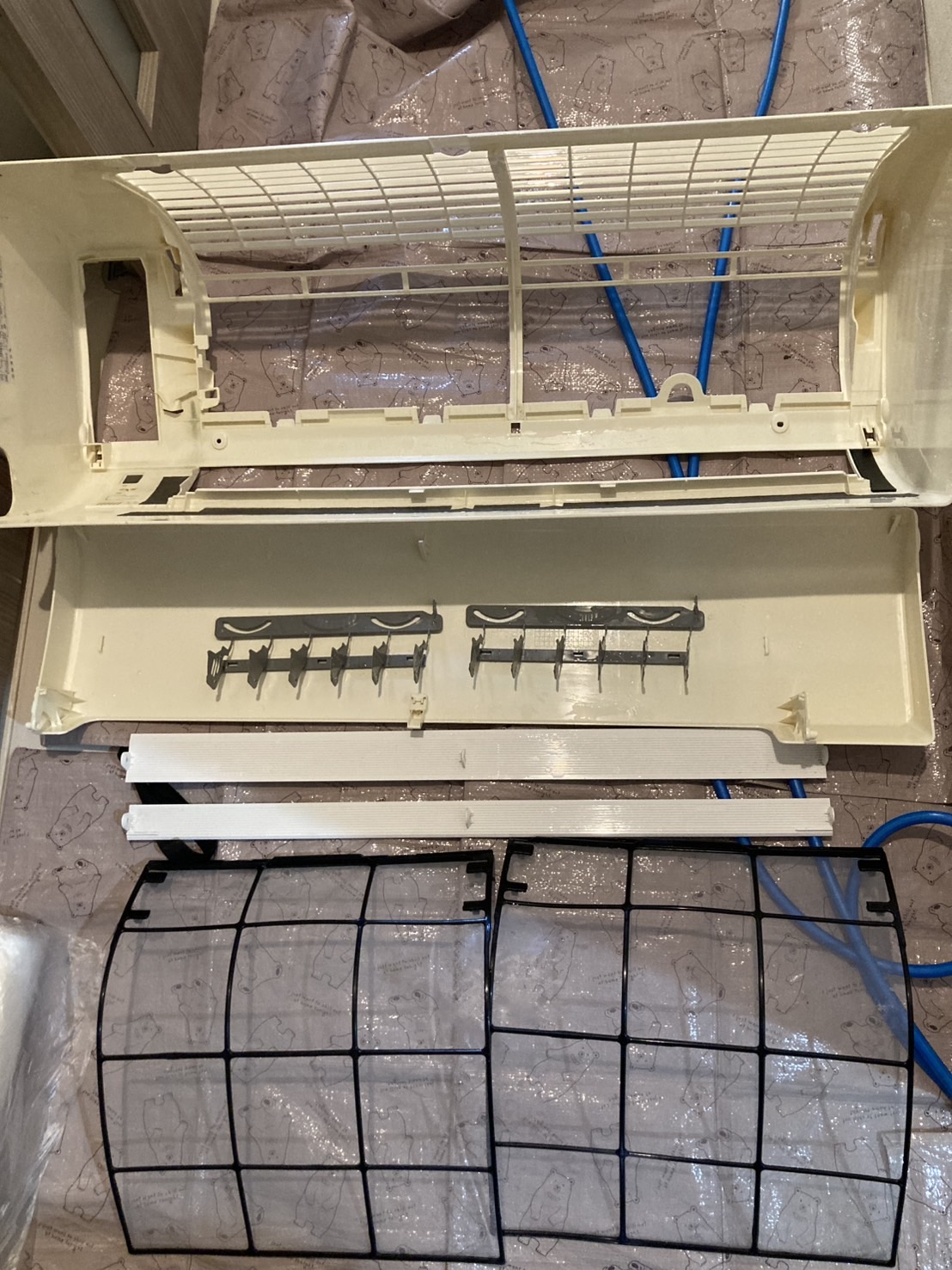 大阪府高槻市紺谷町の壁掛けエアコンの作業後2