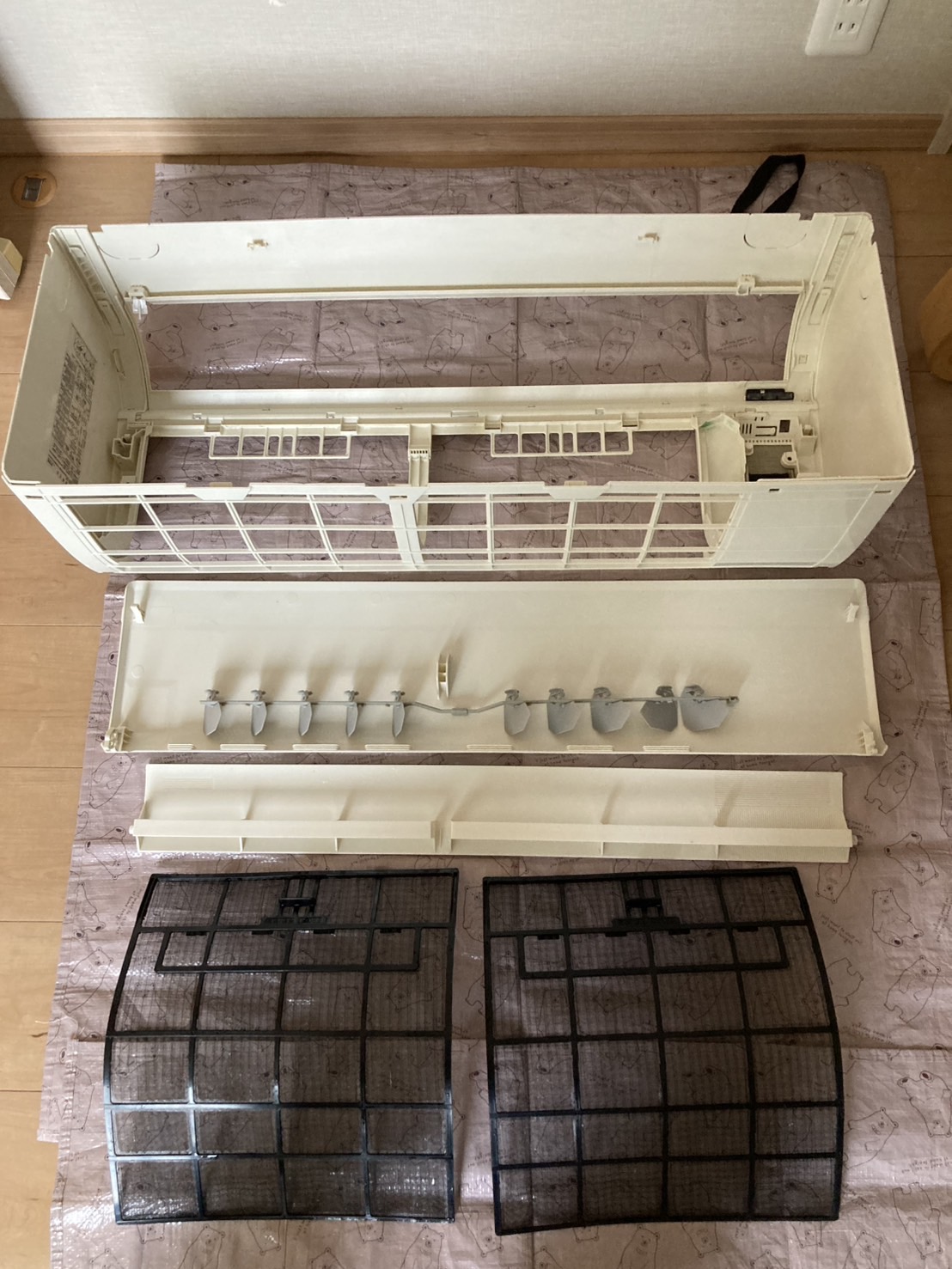 大阪府高槻市高垣町の壁掛けエアコンの作業後2