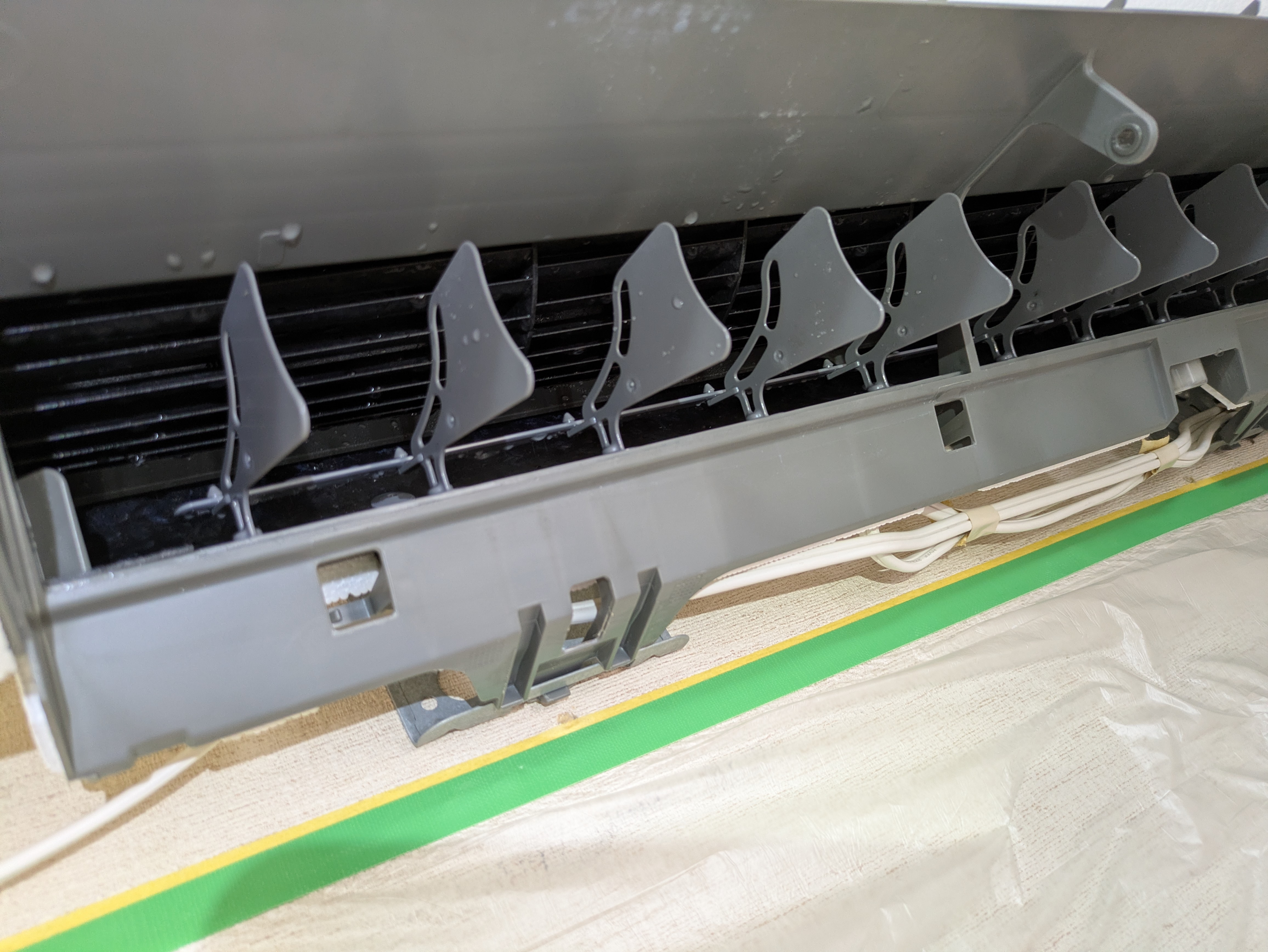 埼玉県さいたま市岩槻区本丸の壁掛けエアコンの作業後2