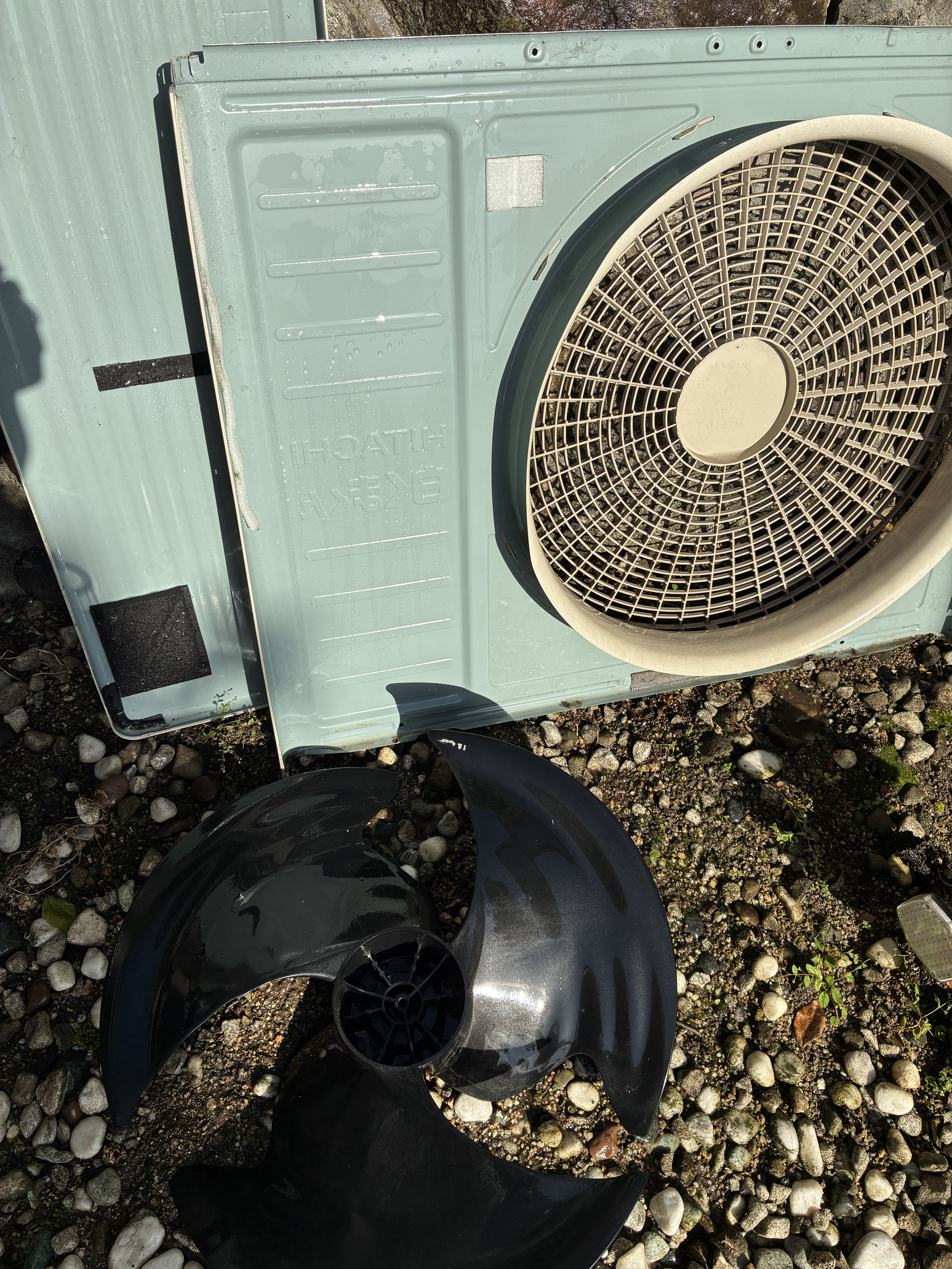 大阪府東大阪市西石切の壁掛けエアコンの作業後2