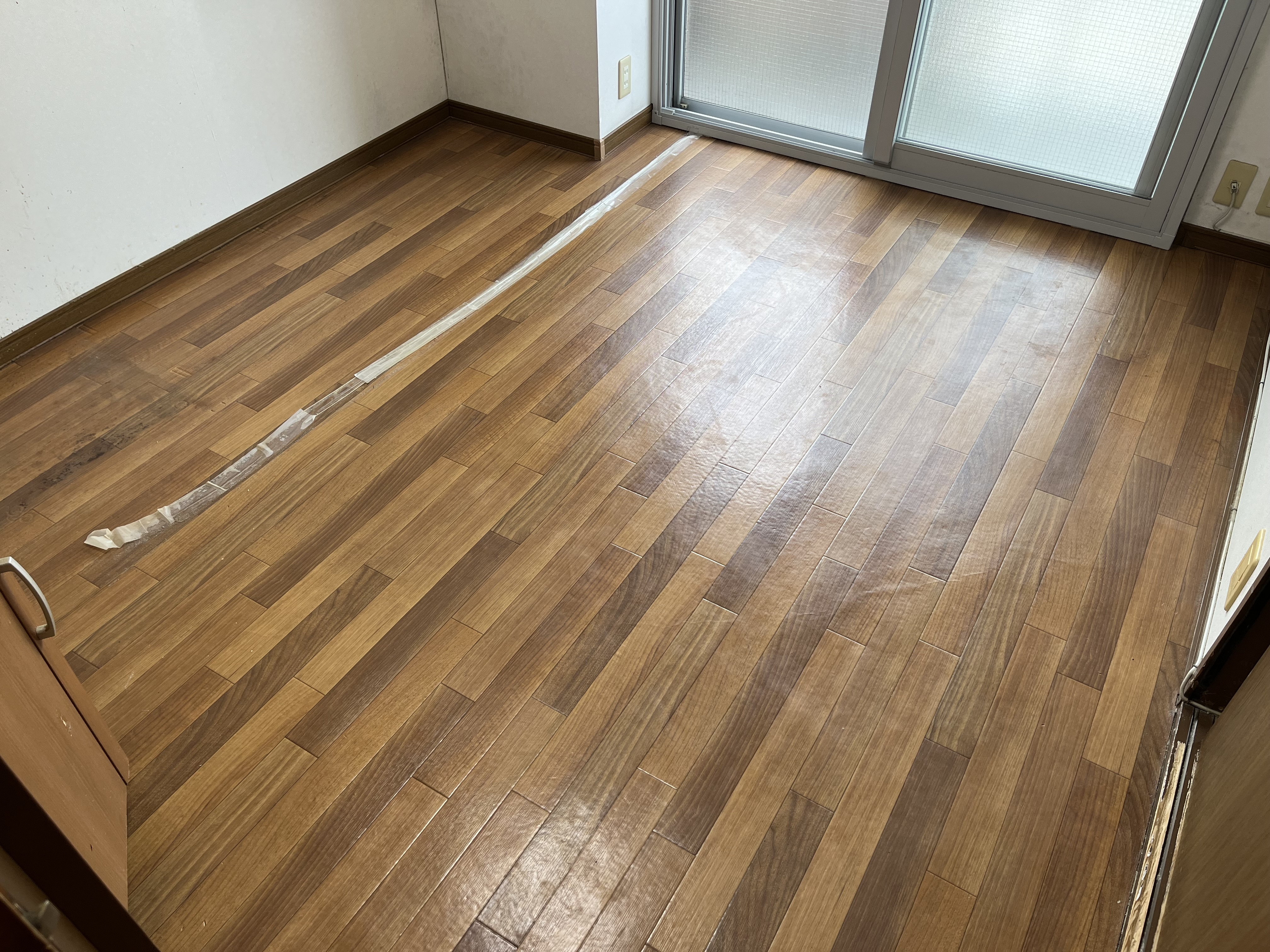 京都府京都市右京区嵯峨広沢南下馬野町の投資用中古物件の徹底クリーニングの作業前3