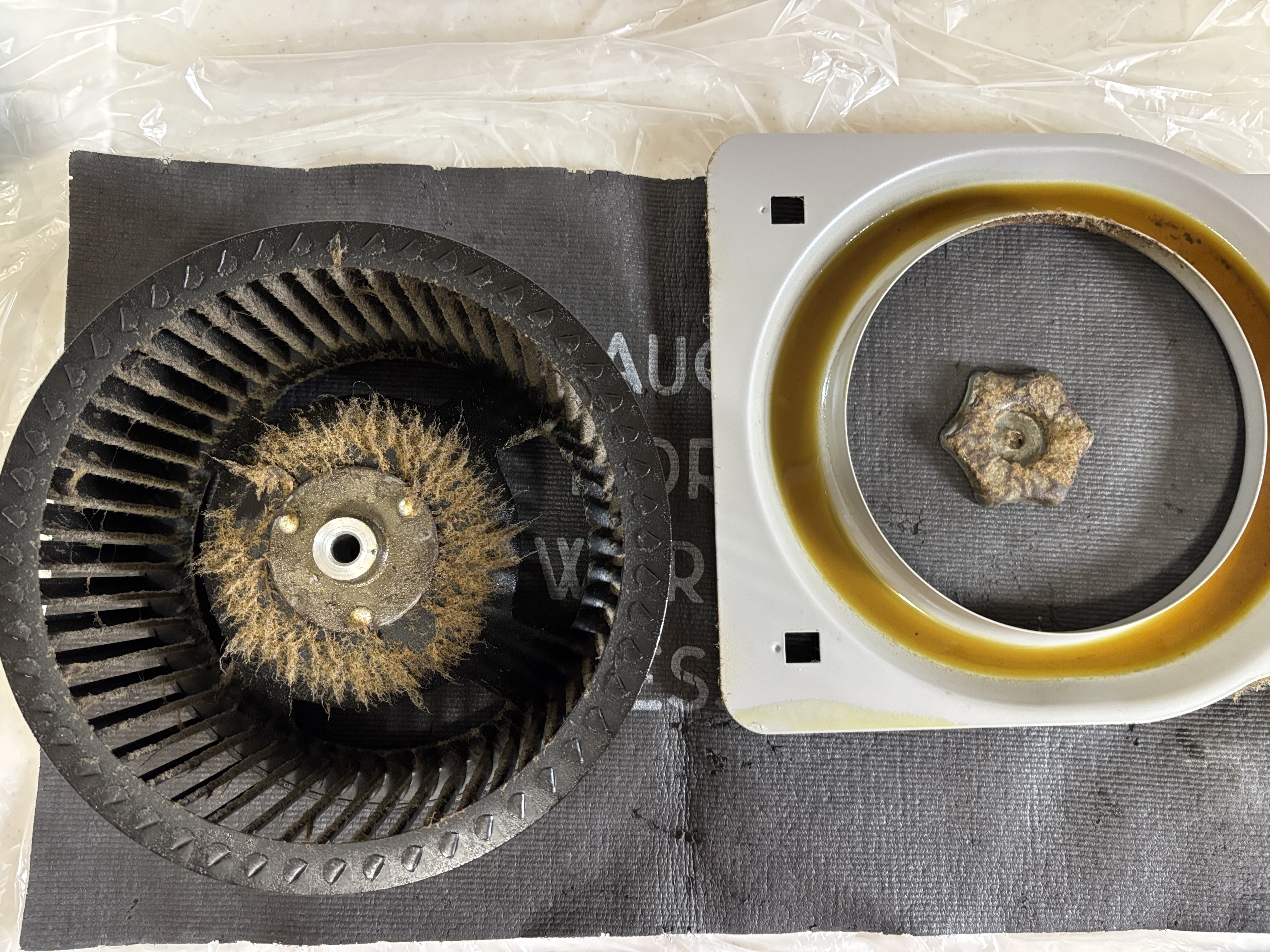 埼玉県川口市のレンジフードクリーニングの作業前1