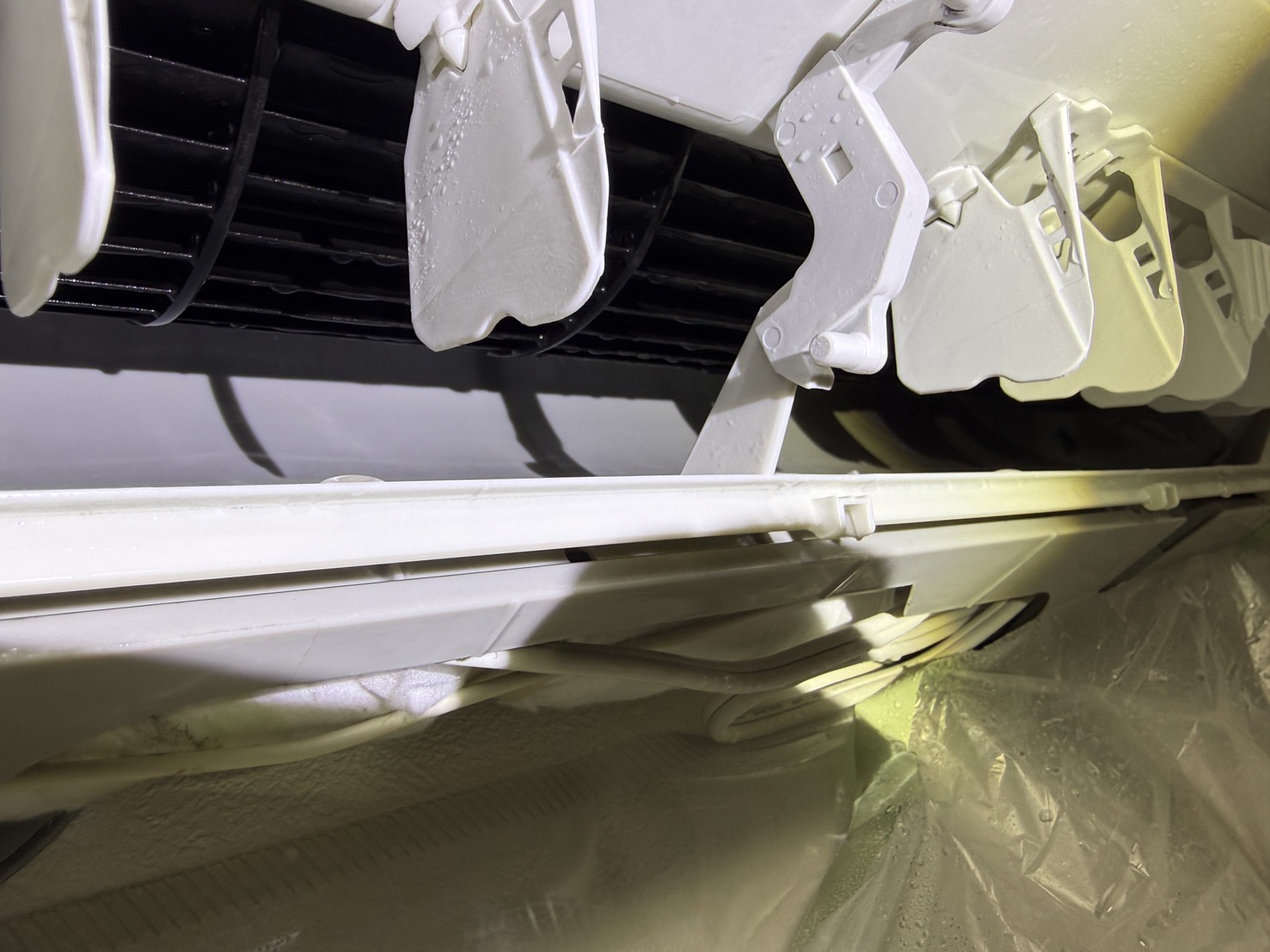 東京都足立区綾瀬の壁掛けエアコンの作業後2