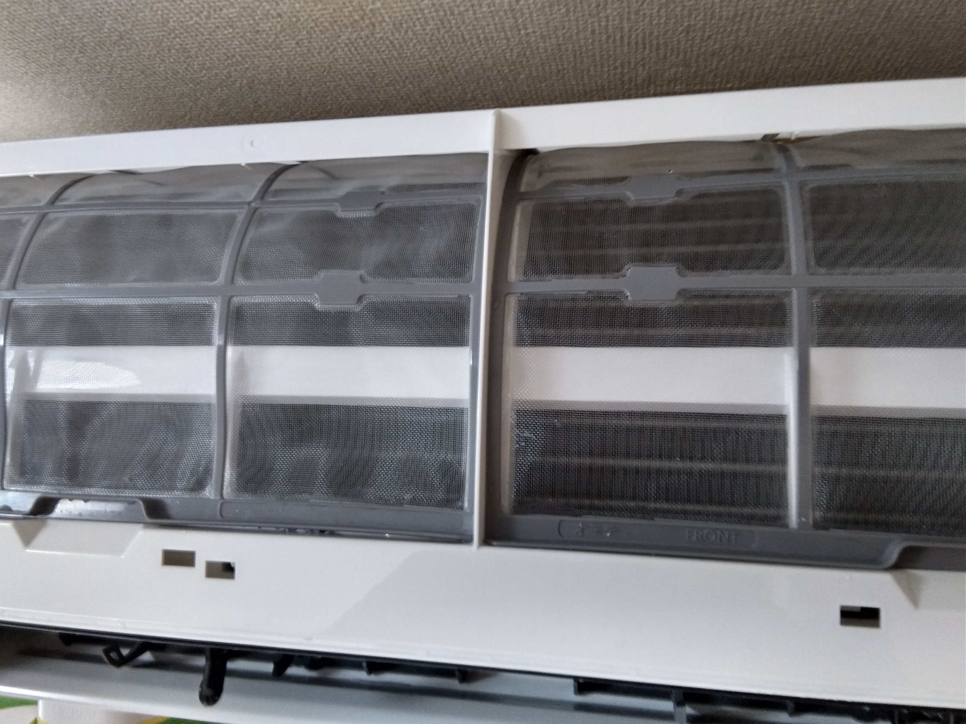 福島県いわき市の壁掛けエアコンの作業後2