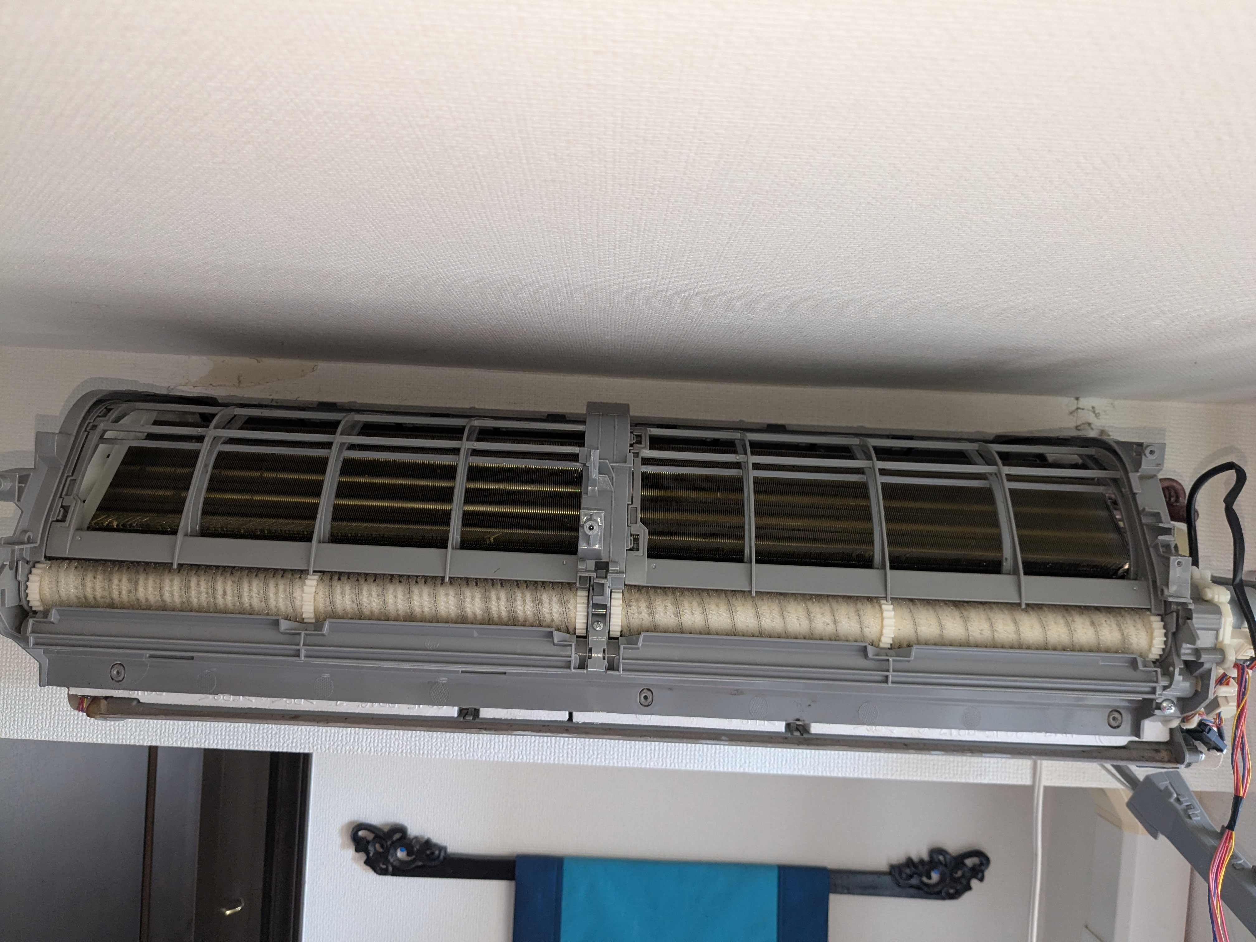 東京都世田谷区玉川のお掃除機能付きエアコンの作業後1