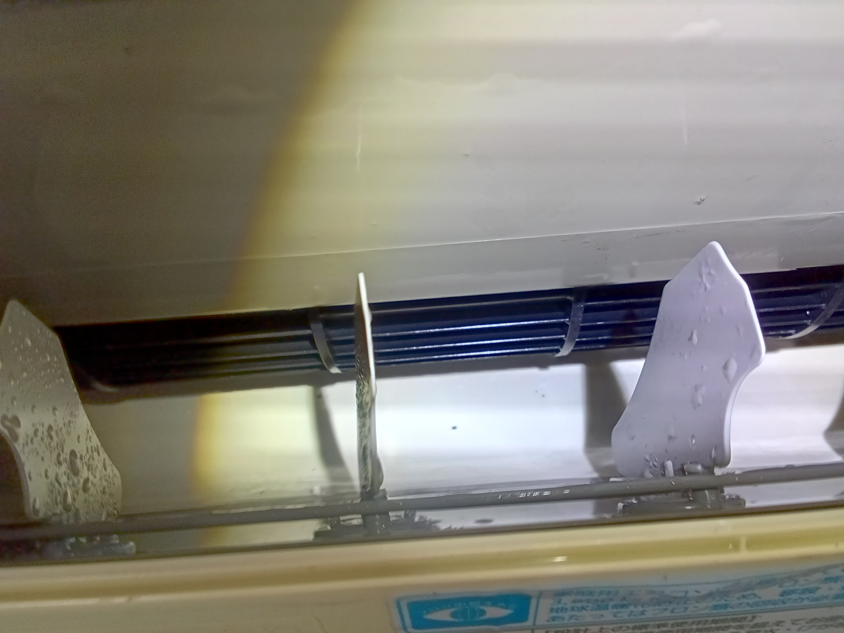 宮城県登米市のお掃除機能付きエアコンの作業後2