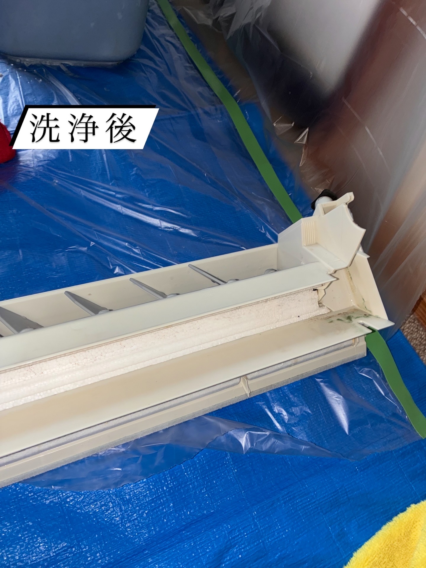 埼玉県入間郡三芳町のお掃除機能付きエアコンの作業後2