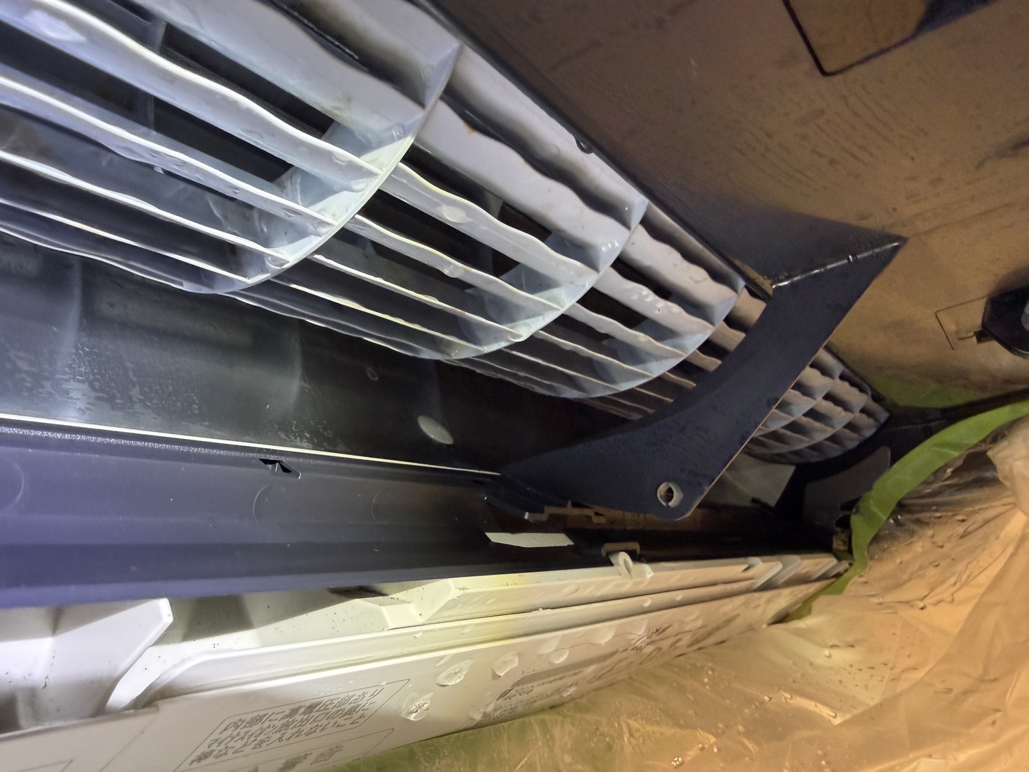 東京都足立区六町のお掃除機能付きエアコンの作業後2