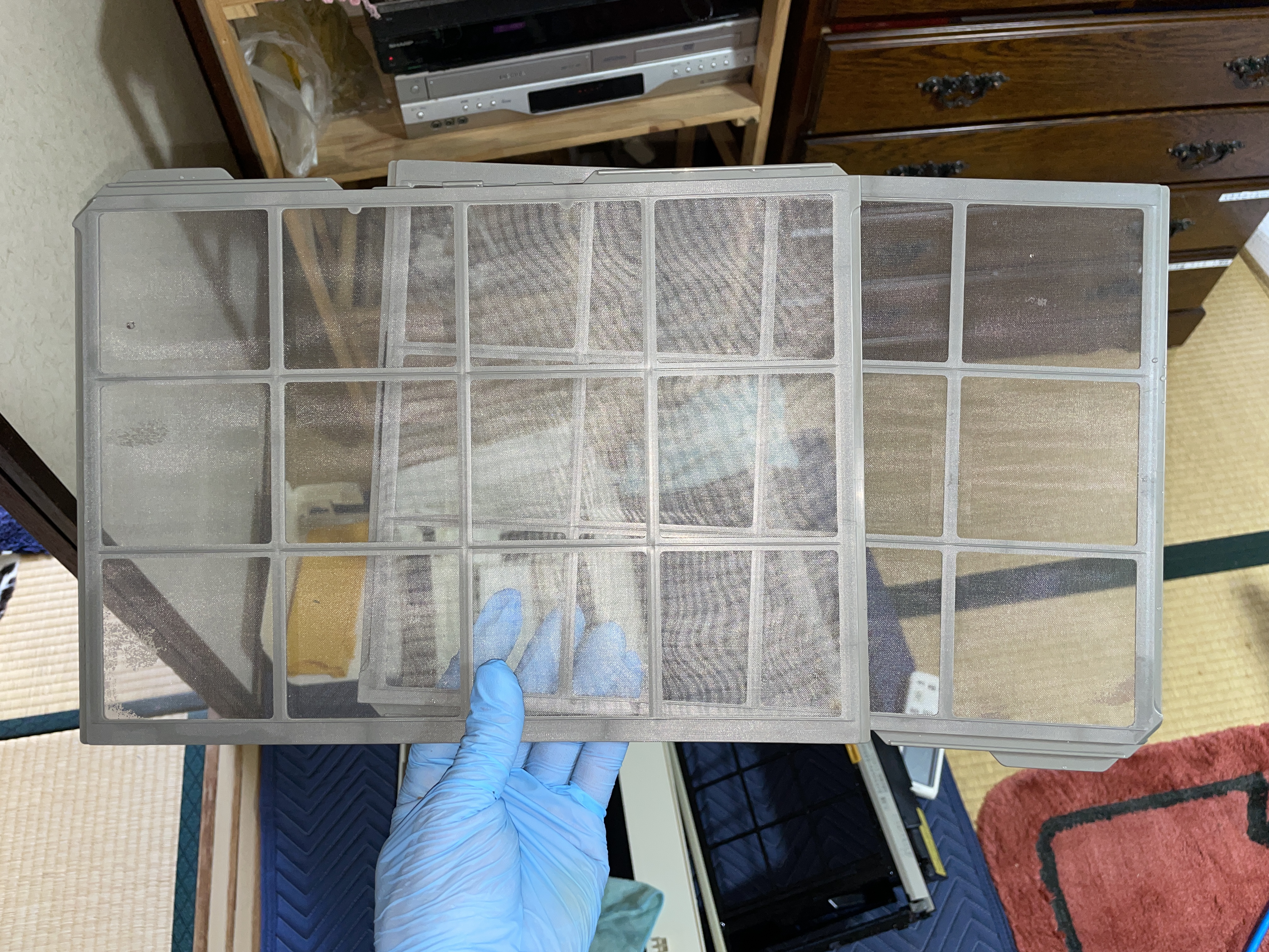 愛知県名古屋市千種区自由ヶ丘のお掃除機能付きエアコンの作業後2