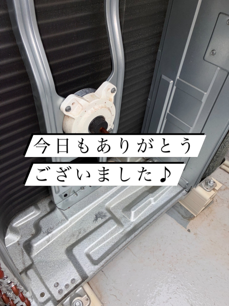 埼玉県所沢市所沢の壁埋め込みエアコンの作業後1